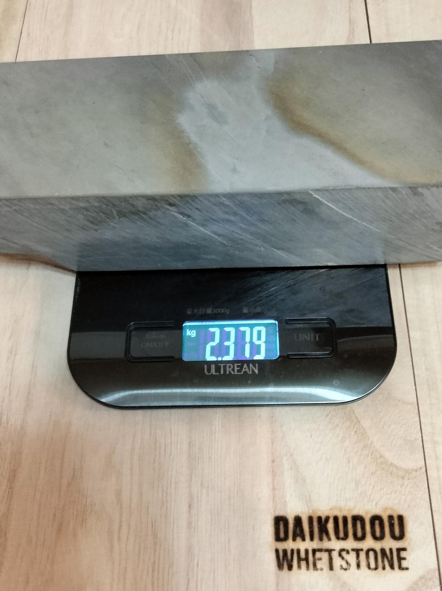 Natural Whetstone Okudo Asagi 2378g | Made in Japan, Kyoto, Shohonyama