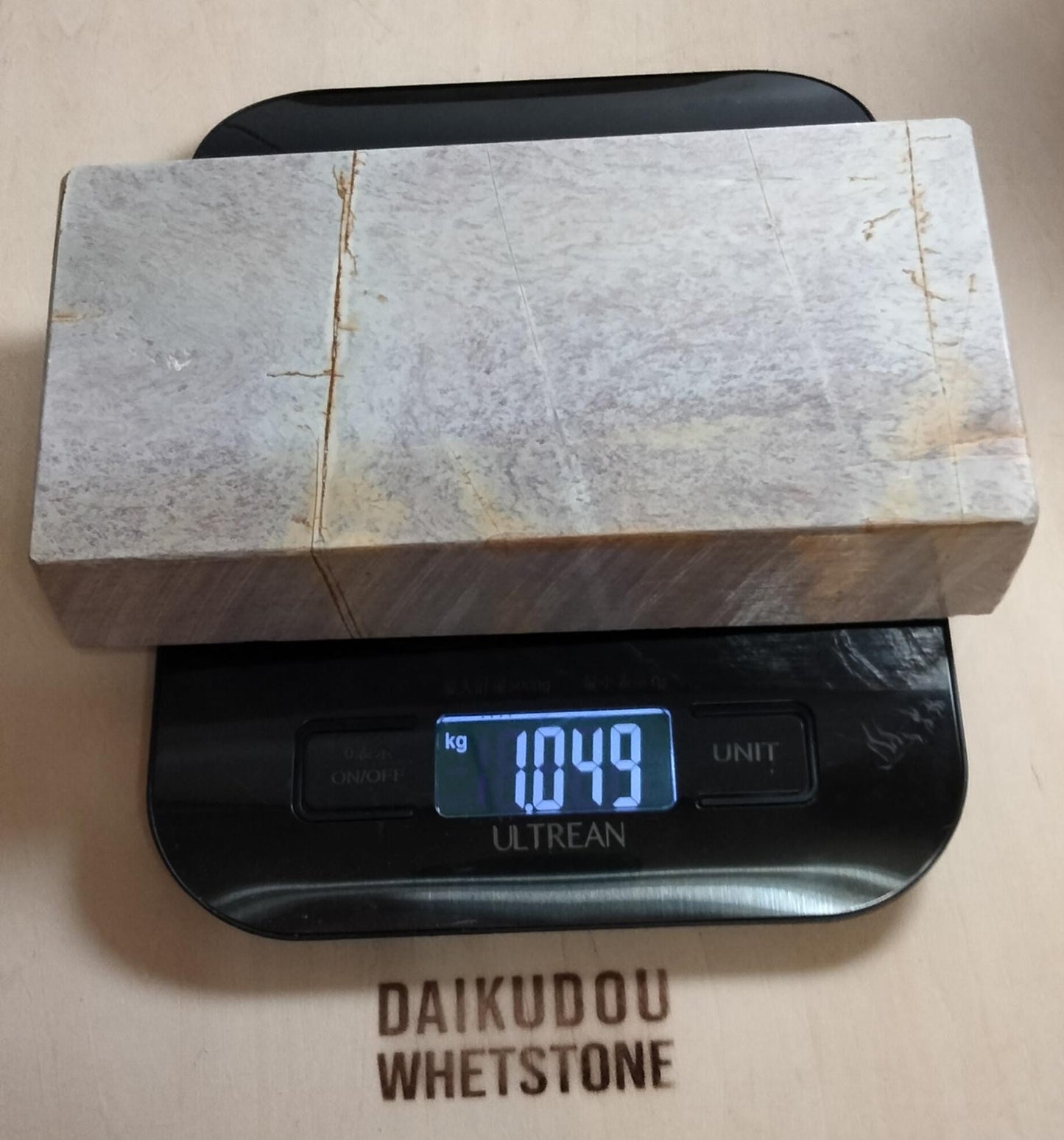 Natural Whetstone Renge Suita 1049g | Made in Japan, Kyoto, Shohonyama