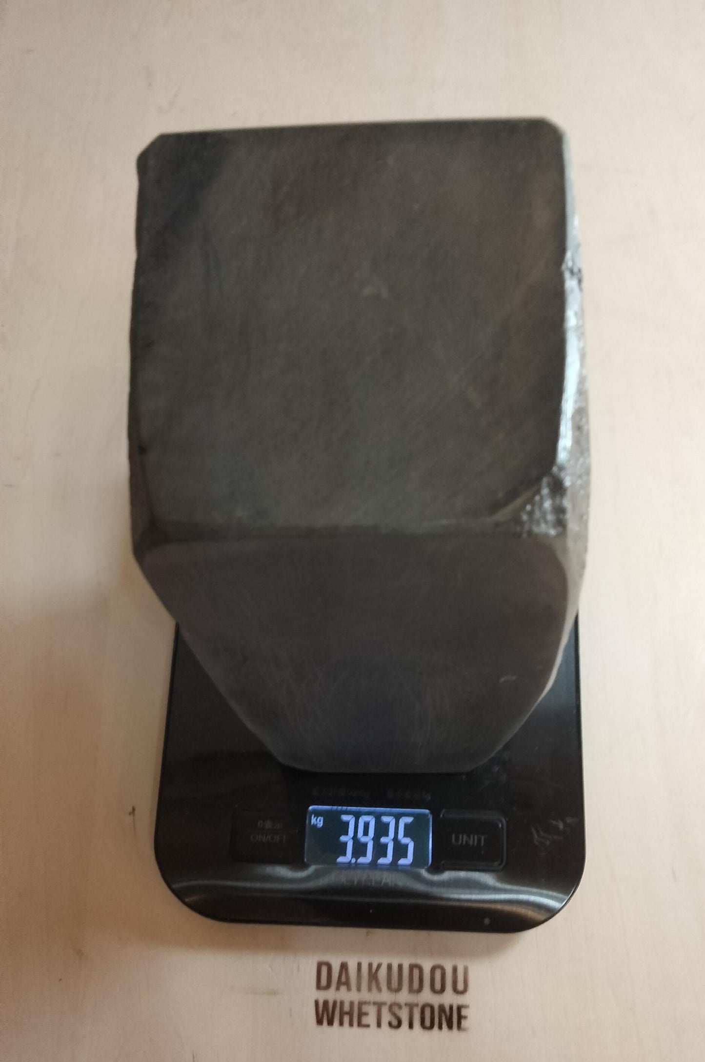 Natural Whetstone Tamba Aoto 3935g | Medium Stone | | Made in Japan, Kyoto, Okahana Kameoka