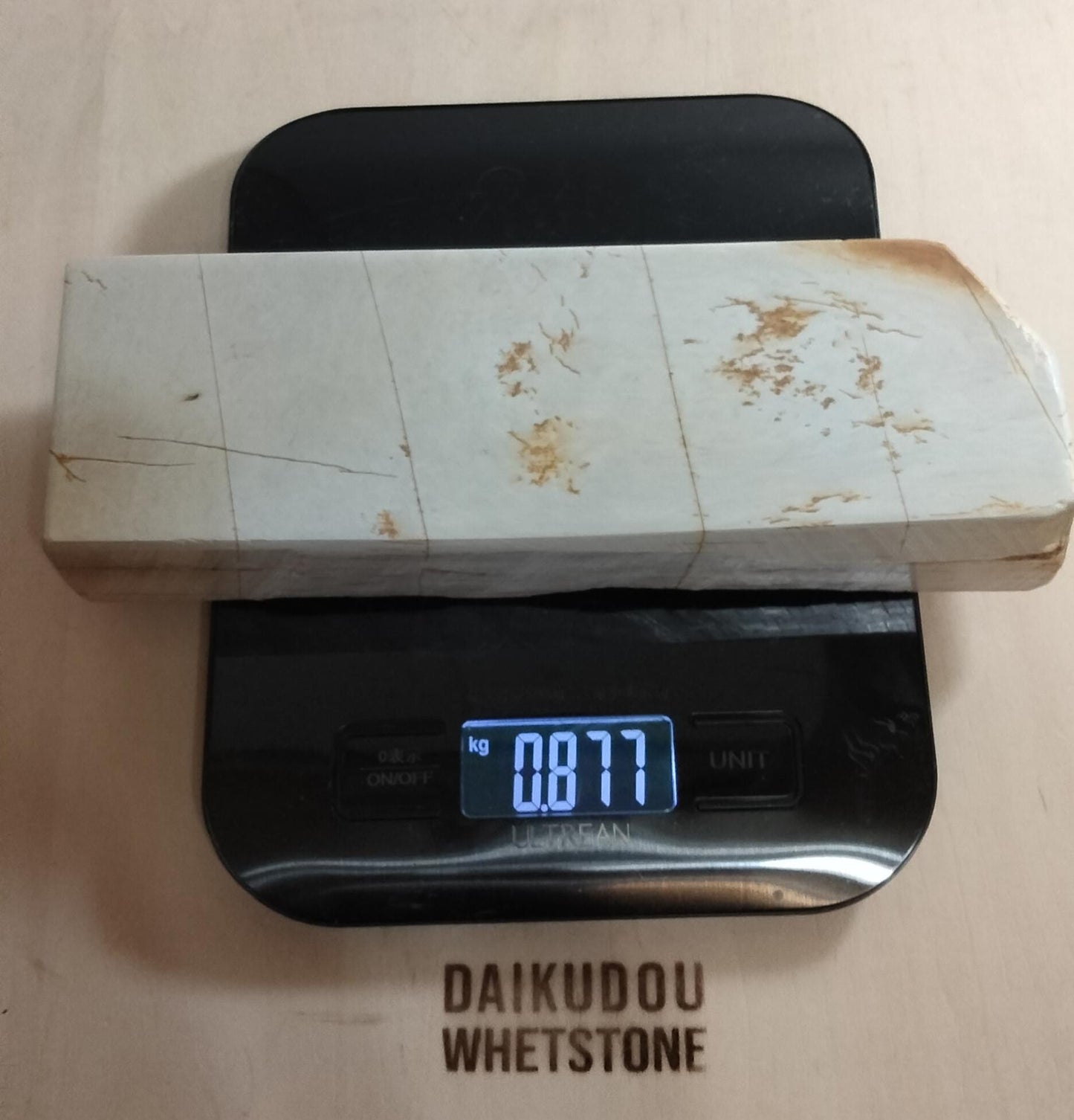 Natural Whetstone Renge Suminagashi Suita 877g | Made in Japan, Kyoto, Shohonyama
