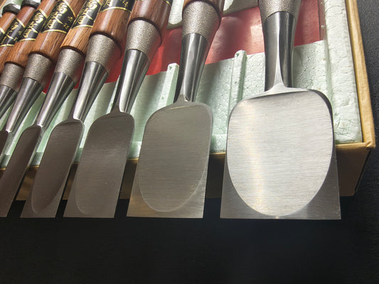 Vintage Chisel Set Toshiaki Tachibana Oire Nomi 10pcs | Made in Japan | Unused