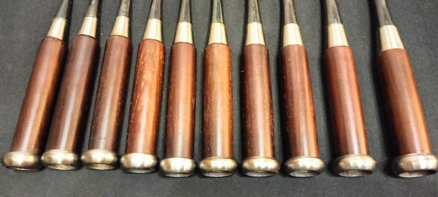 Vintage Chisel Set Kichiichirō Oire Nomi 10pcs | Made in Japan | Unused