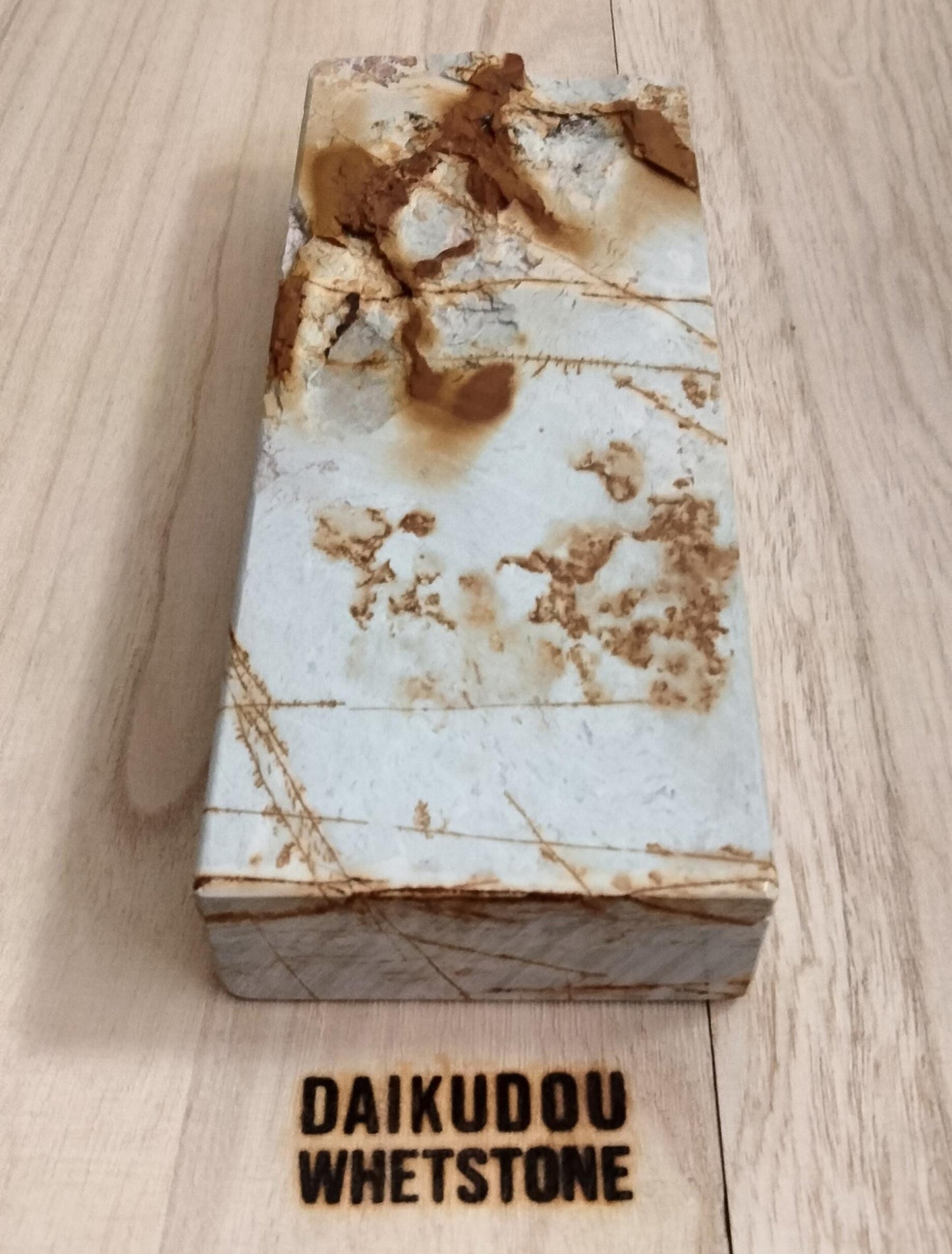 Natural Whetstone White Suita 1369g | Made in Japan, Kyoto, Shohonyama