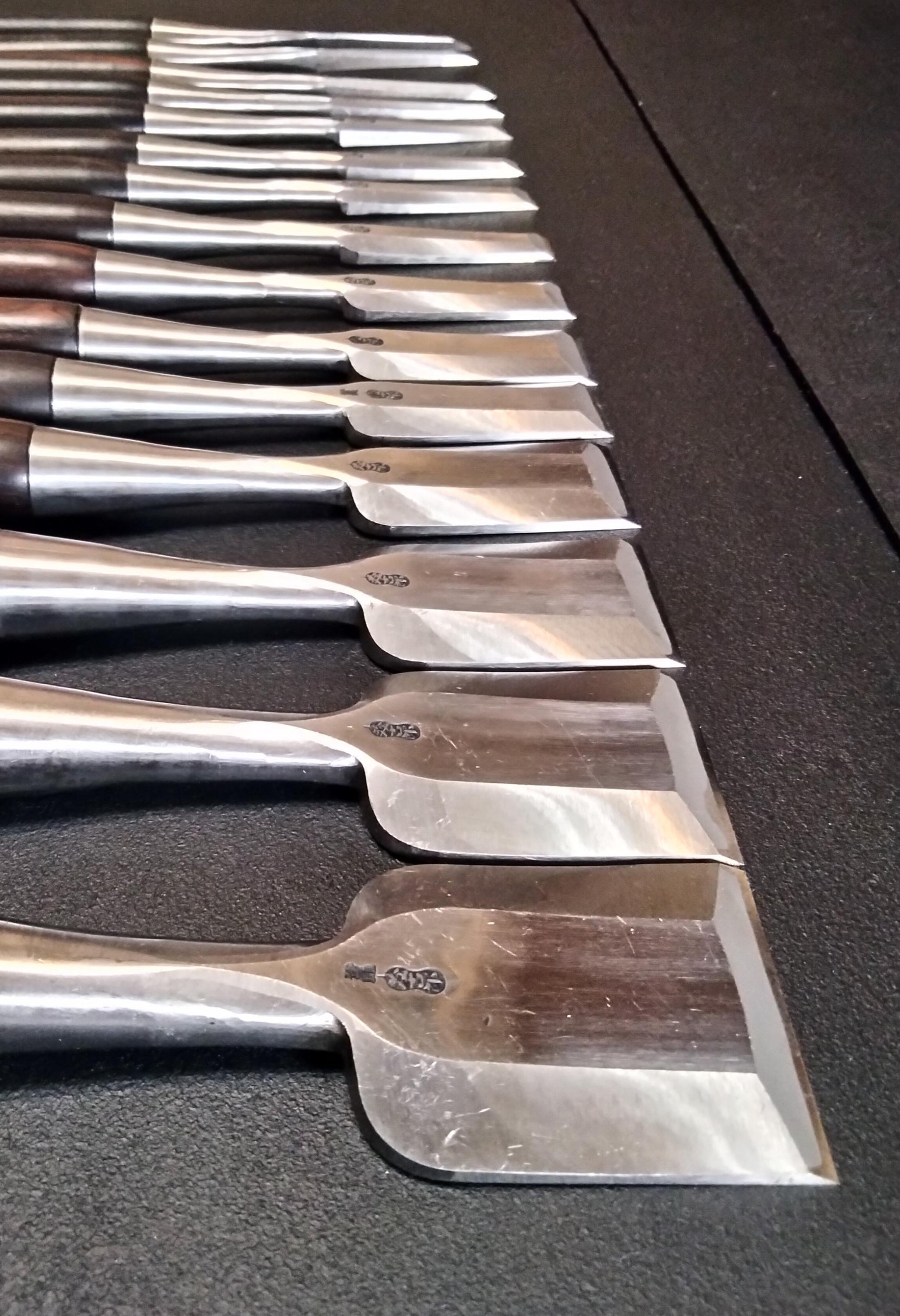 Vintage Chisel Set Tōkichirō Oire Nomi 15pcs | Made in Japan | Unused