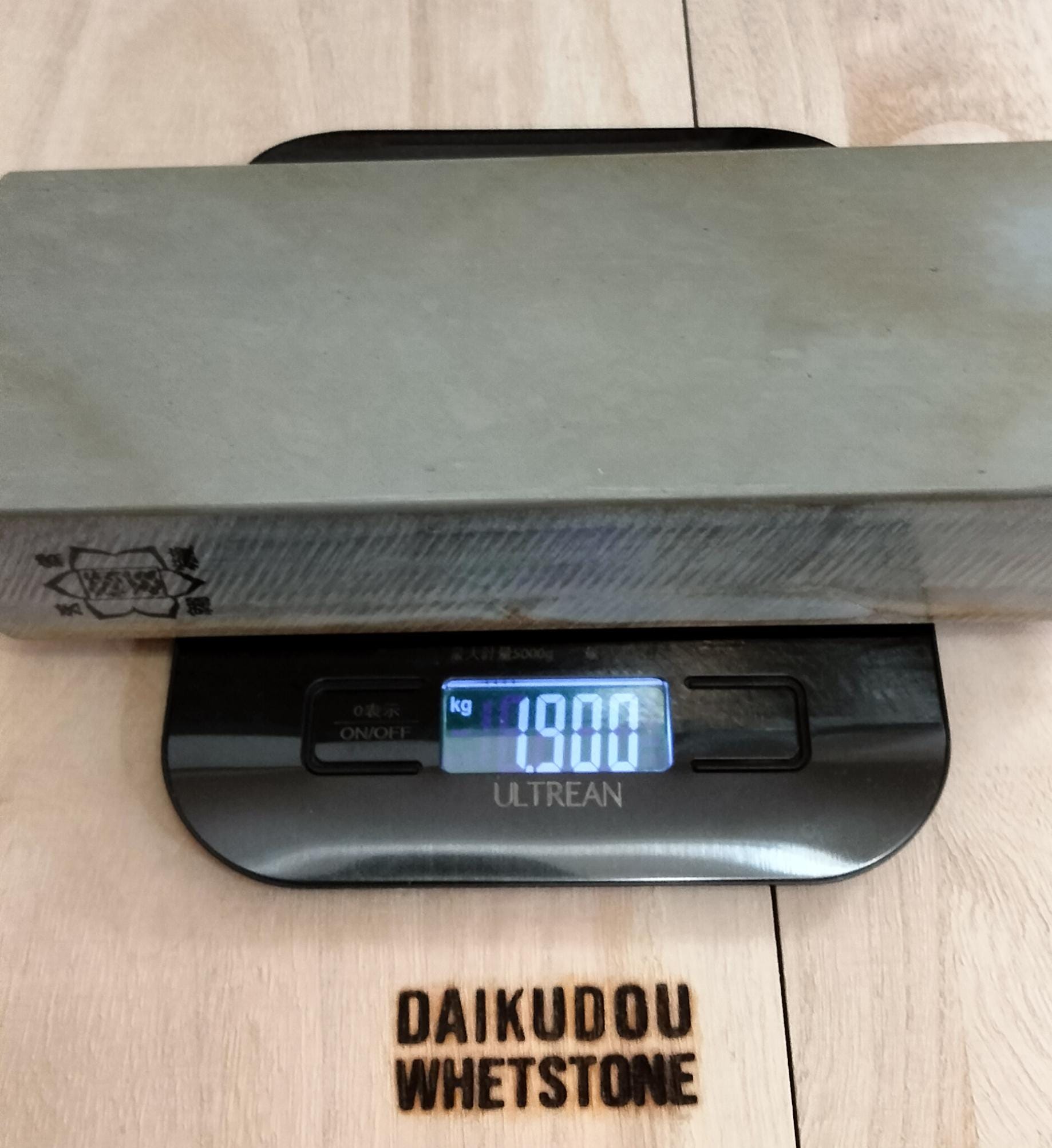 Natural Whetstone Tomae Asagi 1900g | Made in Japan, Kyoto, Shohonyama