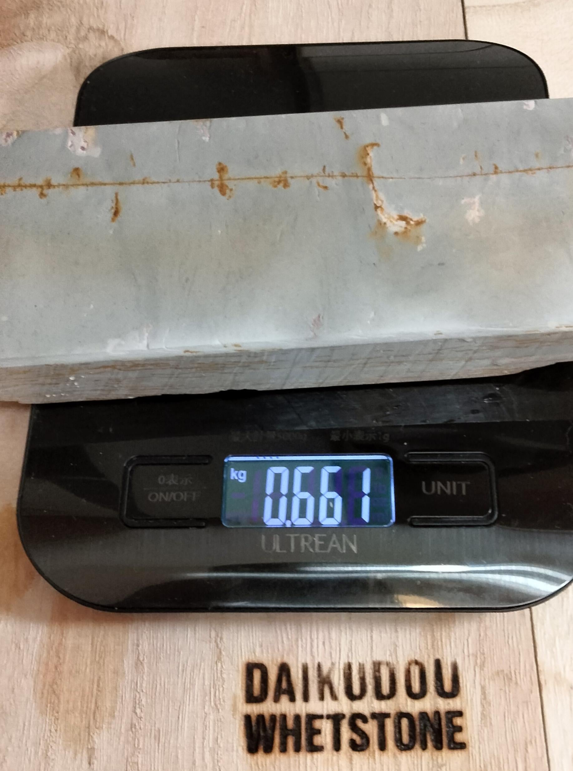 Natural Whetstone Renge White Suita 661g | Made in Japan, Kyoto, Shohonyama