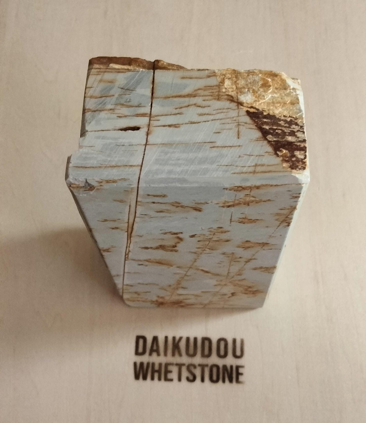 Natural Whetstone Renge White Suita 842g | Made in Japan, Kyoto, Shohonyama