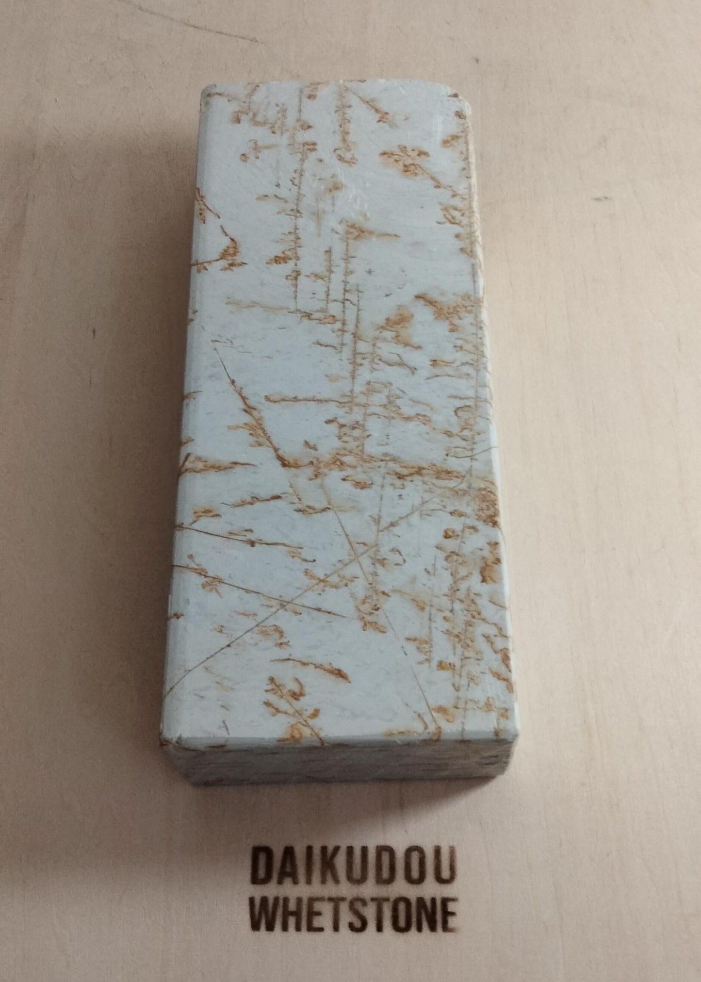 Natural Whetstone Renge White Suita Suminagashi 1222g | Made in Japan, Kyoto, Shohonyama