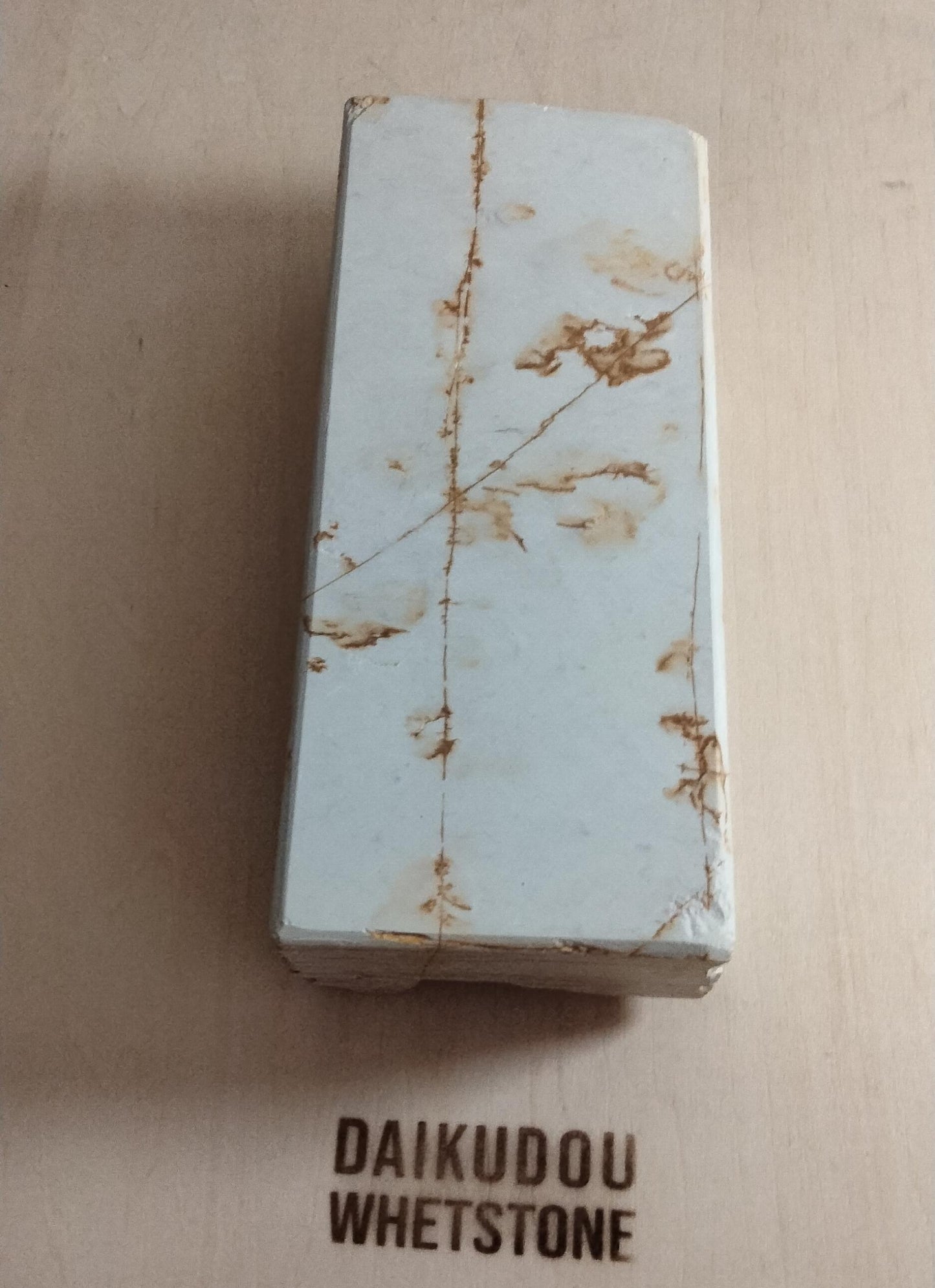 Natural Whetstone Renge White Suita Suminagashi 1019g | Made in Japan, Kyoto, Shohonyama