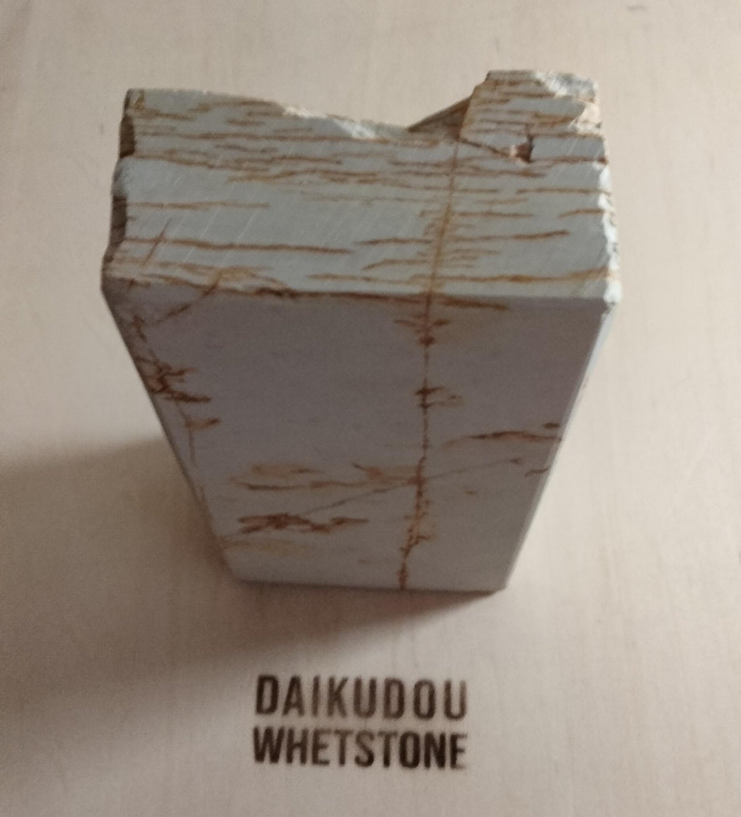 Natural Whetstone Renge White Suita Suminagashi 1019g | Made in Japan, Kyoto, Shohonyama