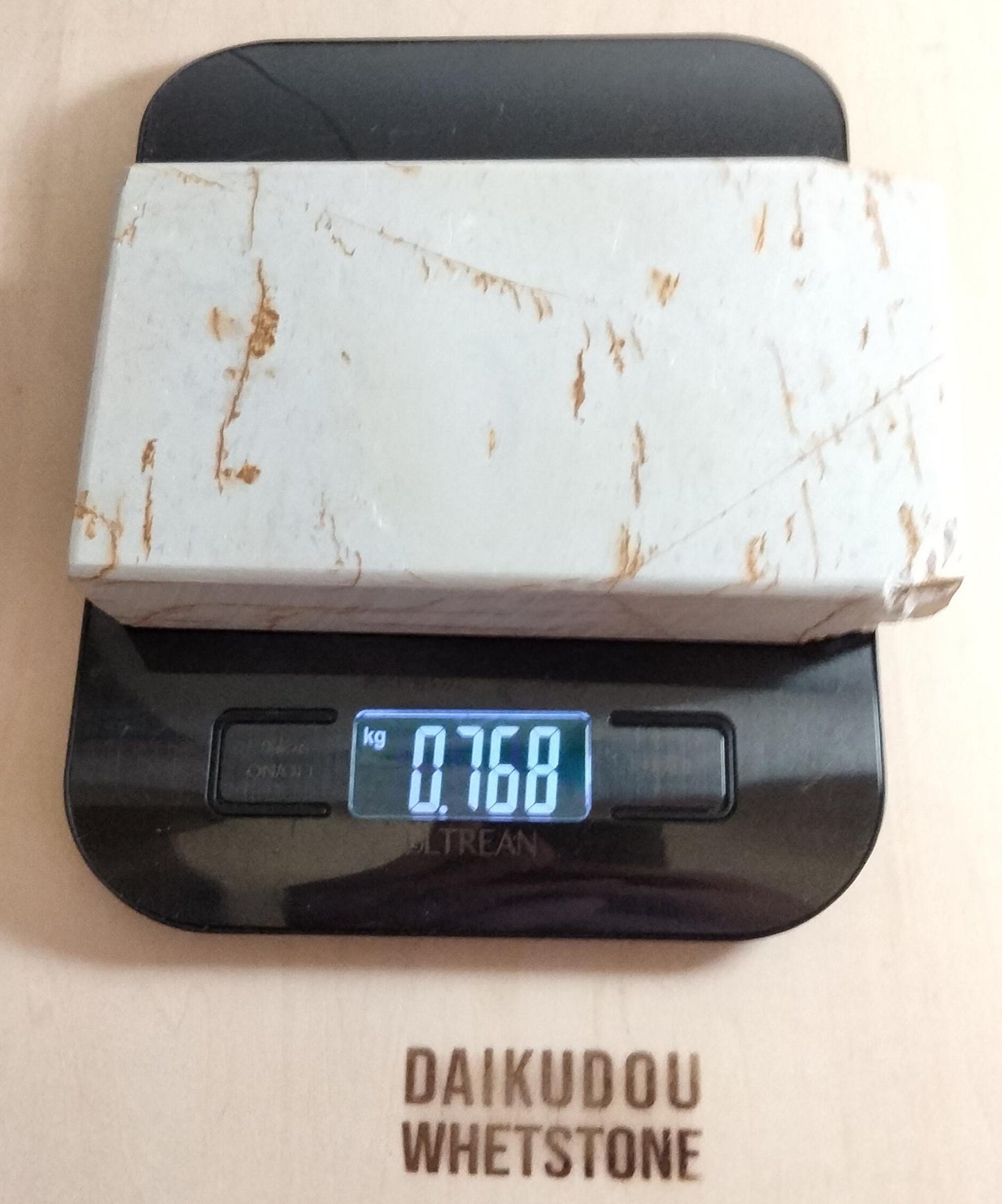 Natural Whetstone Renge White Suita 768g | Made in Japan, Kyoto, Shohonyama
