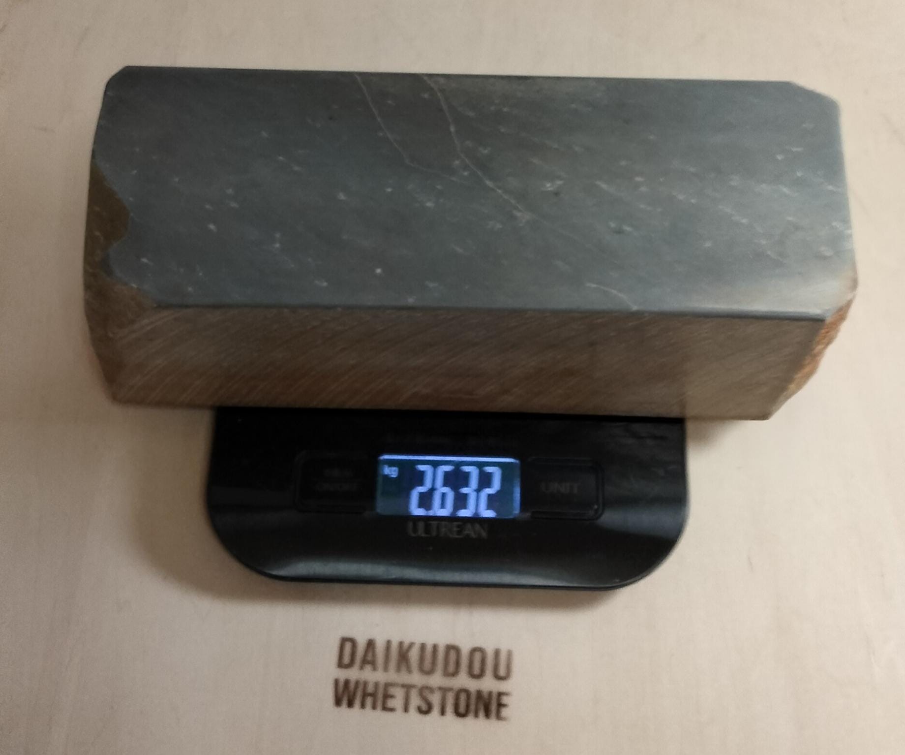Natural Whetstone Ohira Uchigumori 2632g | Made in Japan, Kyoto, Shohonyama