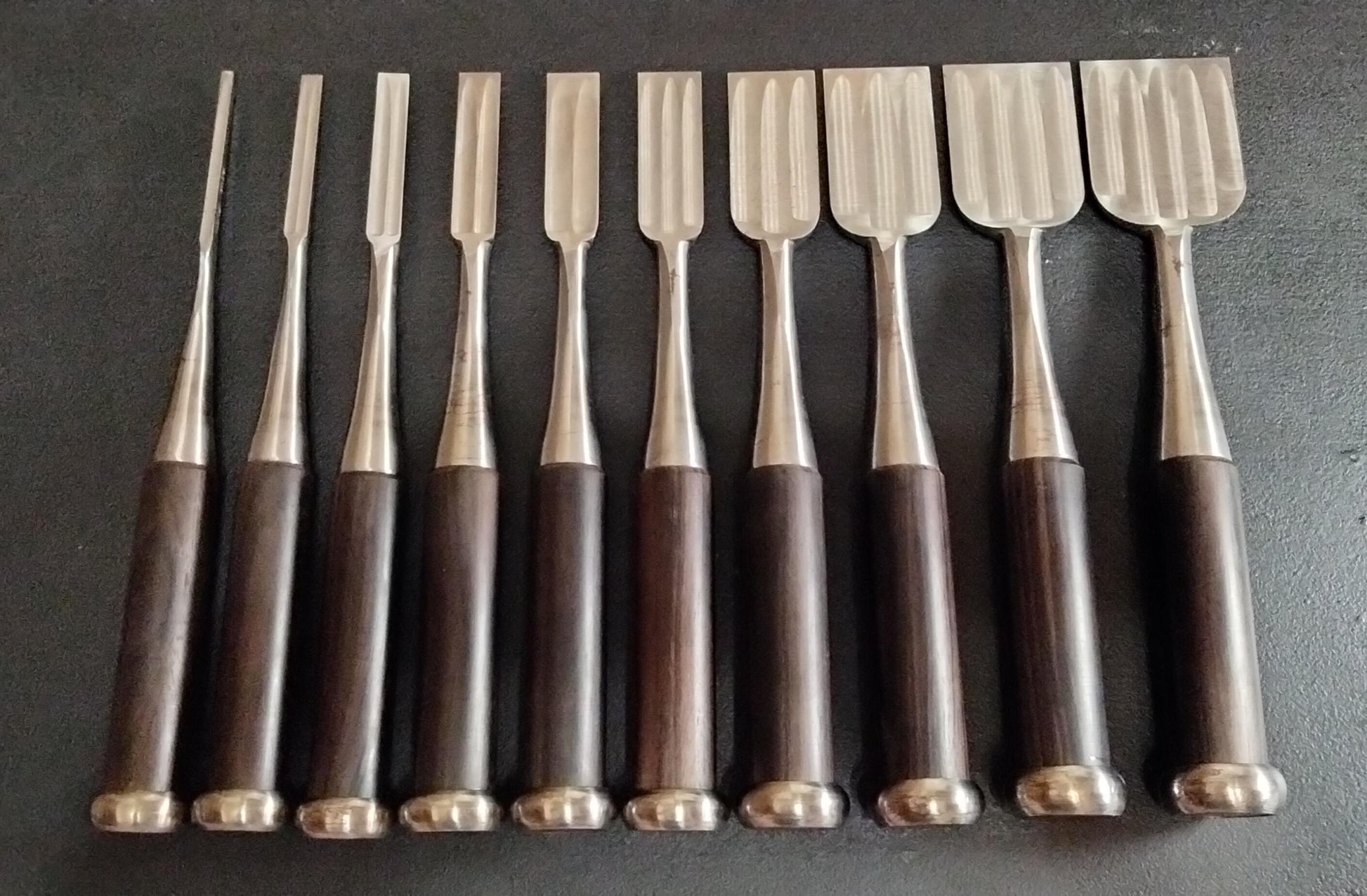 Vintage Chisel Set Tōkichirō Oire Nomi 10pcs | Made in Japan | Unused