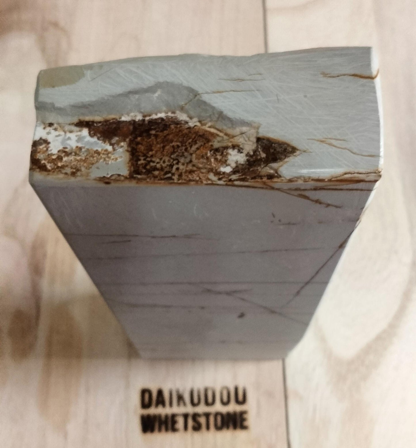 Natural Whetstone White Suita 1231g | Made in Japan, Kyoto, Shohonyama