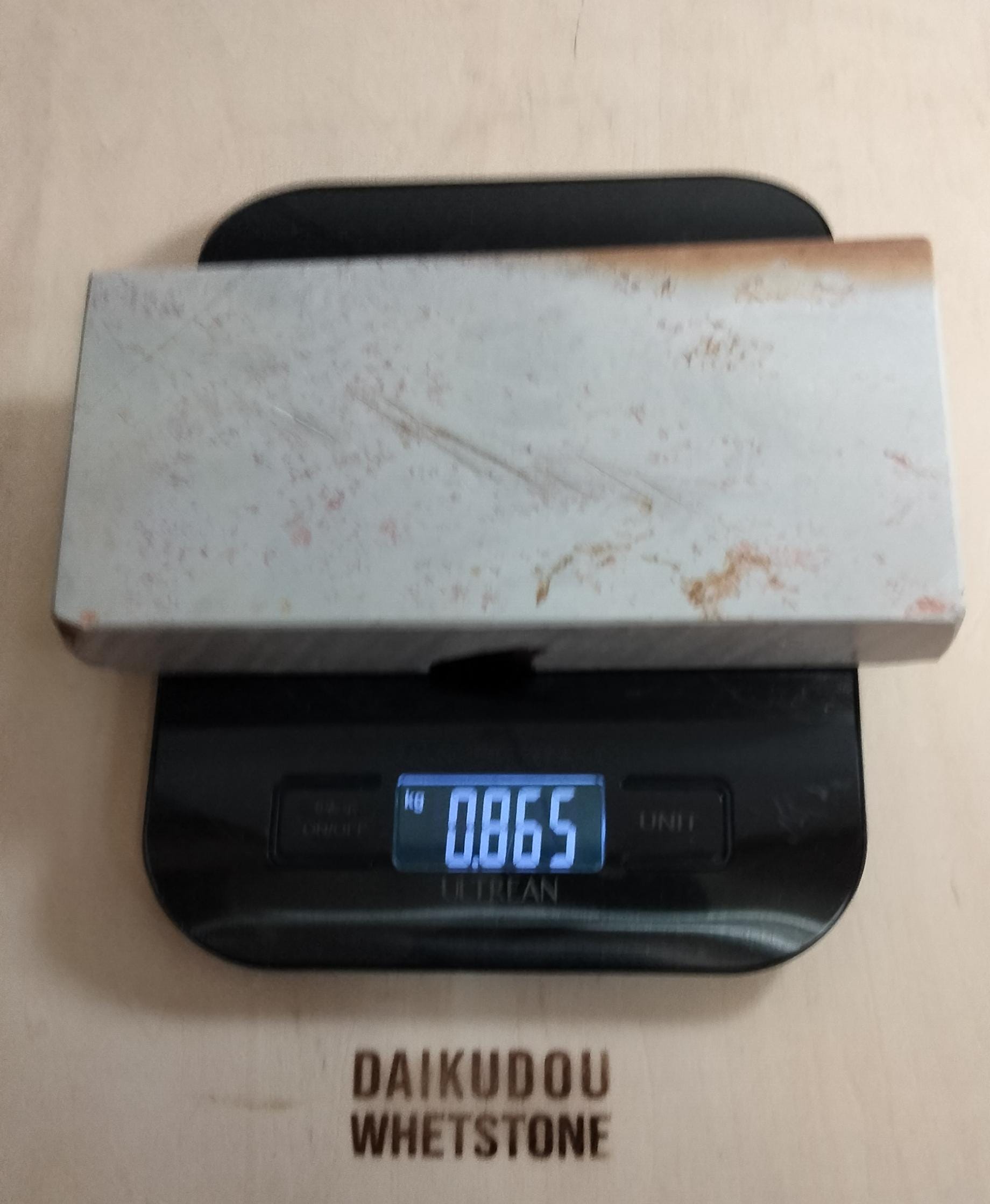 Natural Whetstone Renge Suita 865g | Made in Japan, Kyoto, Shohonyama