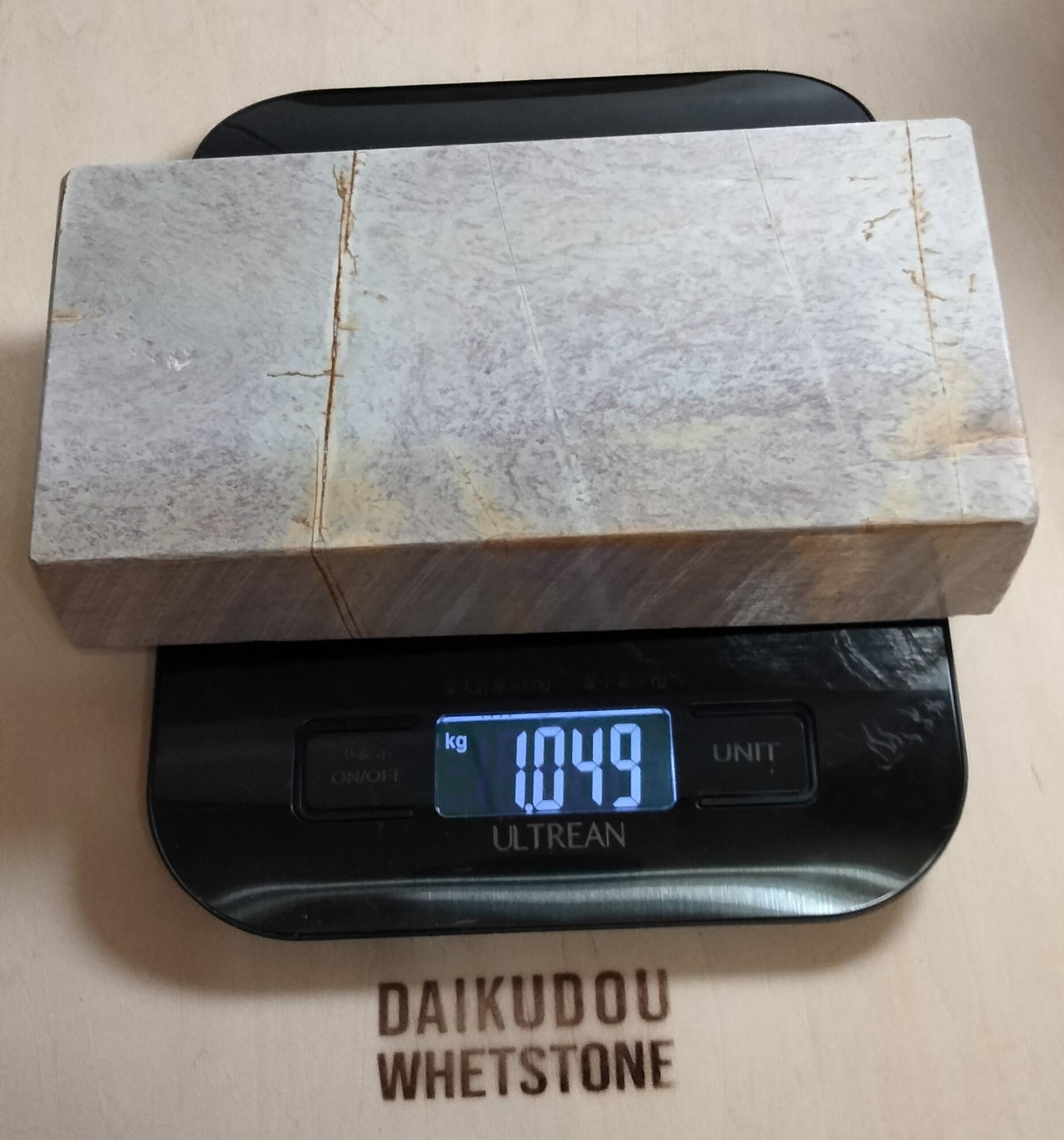 Natural Whetstone Renge Suita 1049g | Made in Japan, Kyoto, Shohonyama