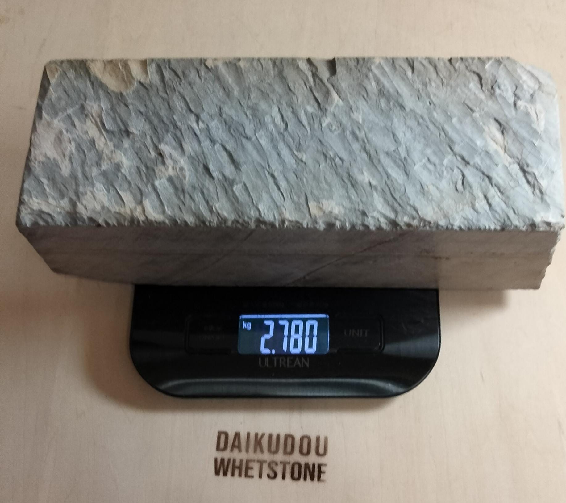 Natural Whetstone Ōhira Uchigumori 2780g | Made in Japan, Kyoto, Shohonyama