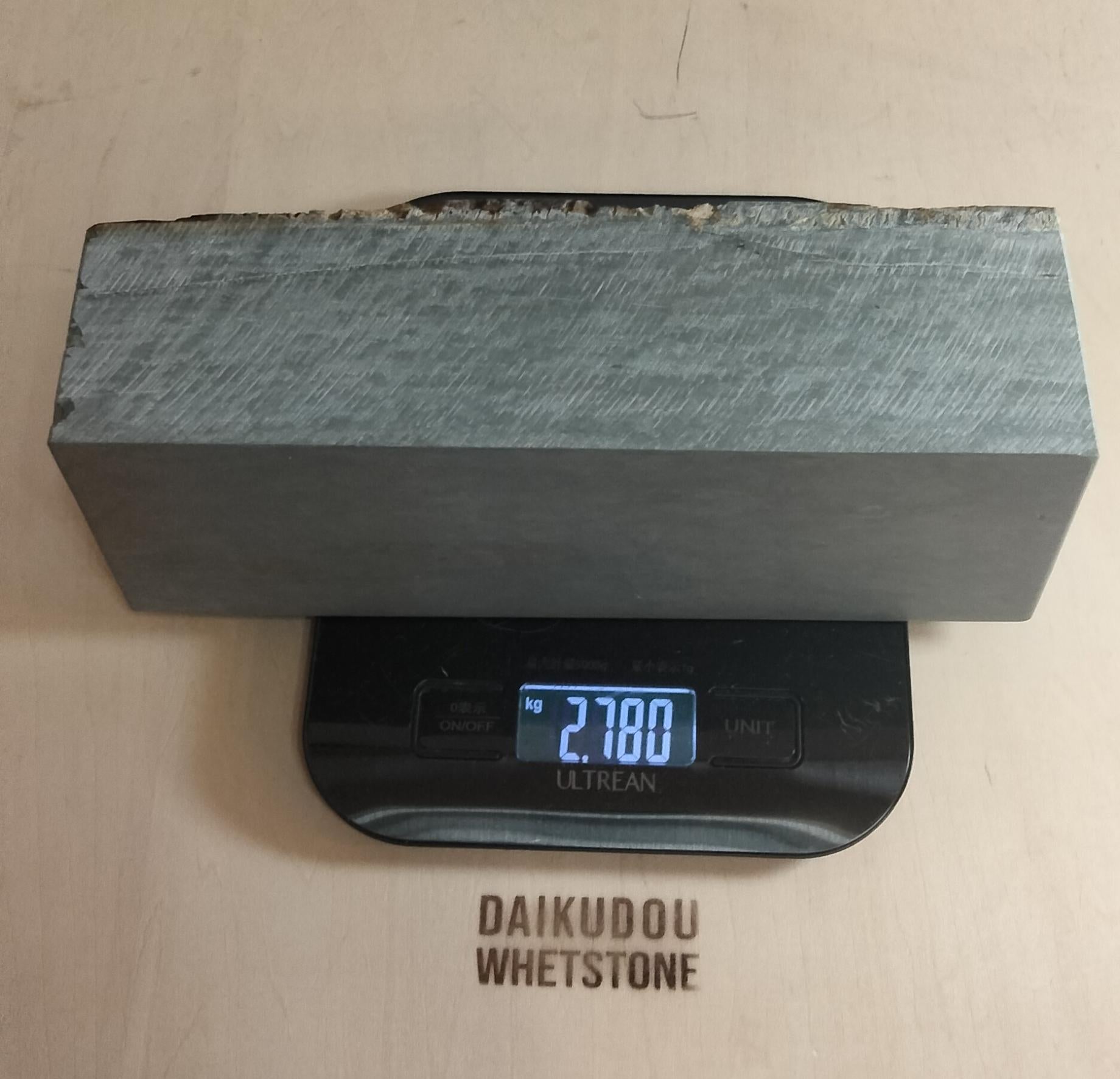 Natural Whetstone Damascus Mizu Asagi 2780g | Made in Japan, Kyoto, Shohonyama