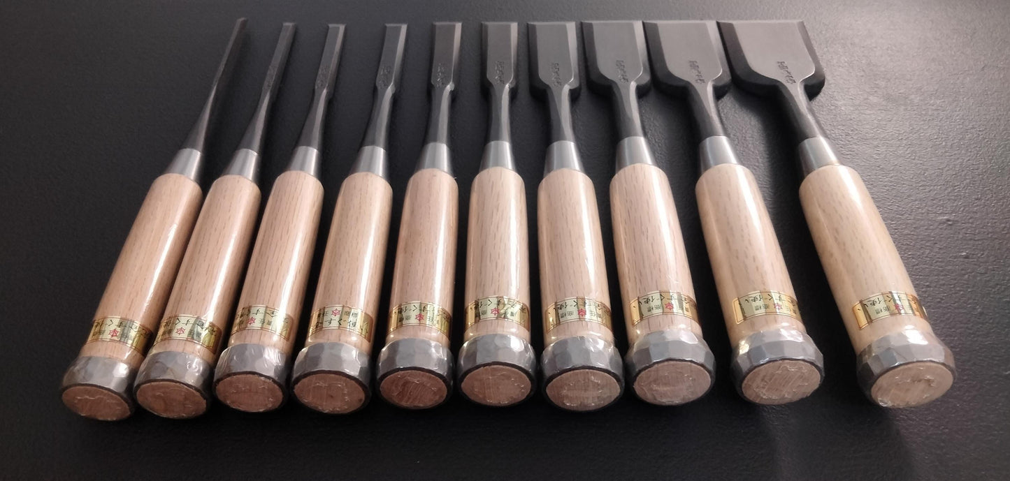 Vintage Chisel Set Tazai Meizan Oire Nomi | Made in Japan | Unused