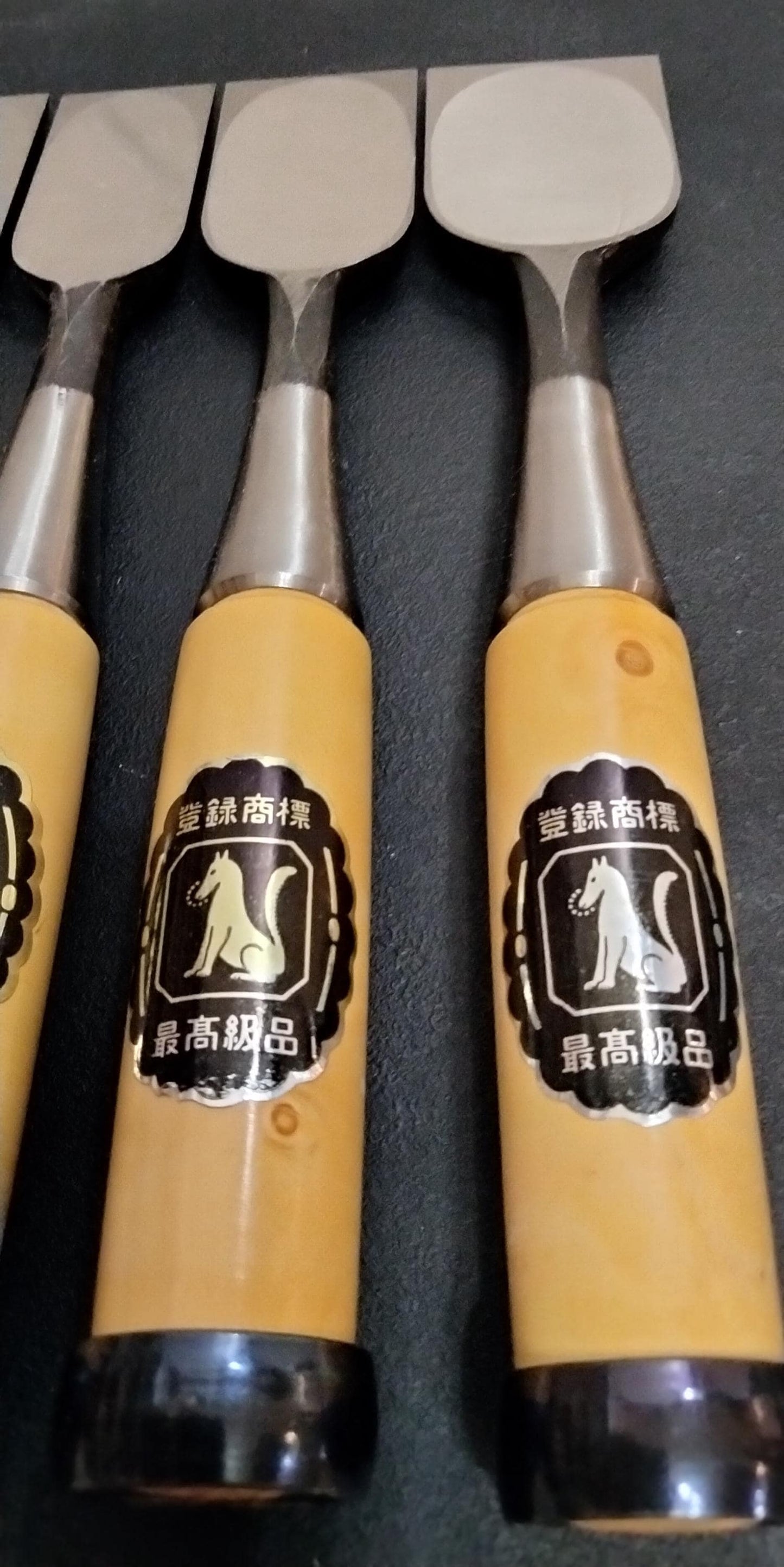 Vintage Chisel Set Kitsune Oire Nomi 10pcs | Made in Japan | Unused