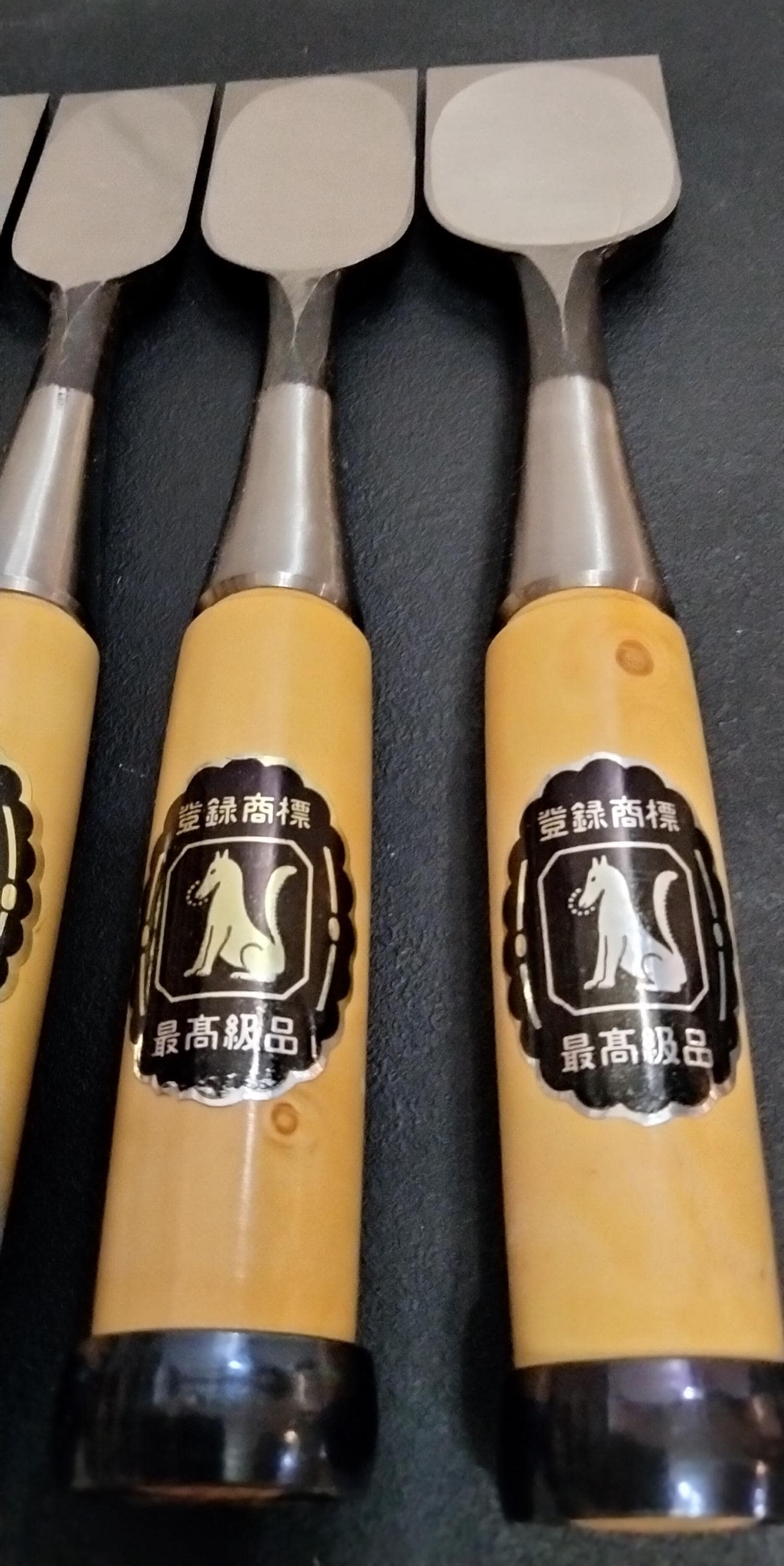 Vintage Chisel Set Kitsune Oire Nomi 10pcs | Made in Japan | Unused