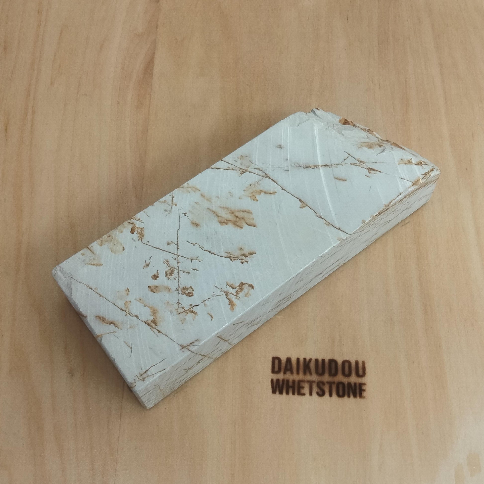 Natural Whetstone Renge White Suita Suminagashi 1222g | Made in Japan, Kyoto, Shohonyama