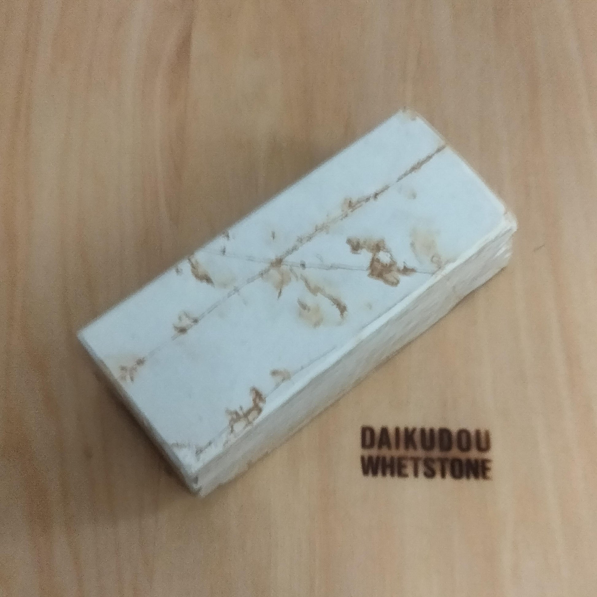 Natural Whetstone Renge White Suita Suminagashi 1019g | Made in Japan, Kyoto, Shohonyama