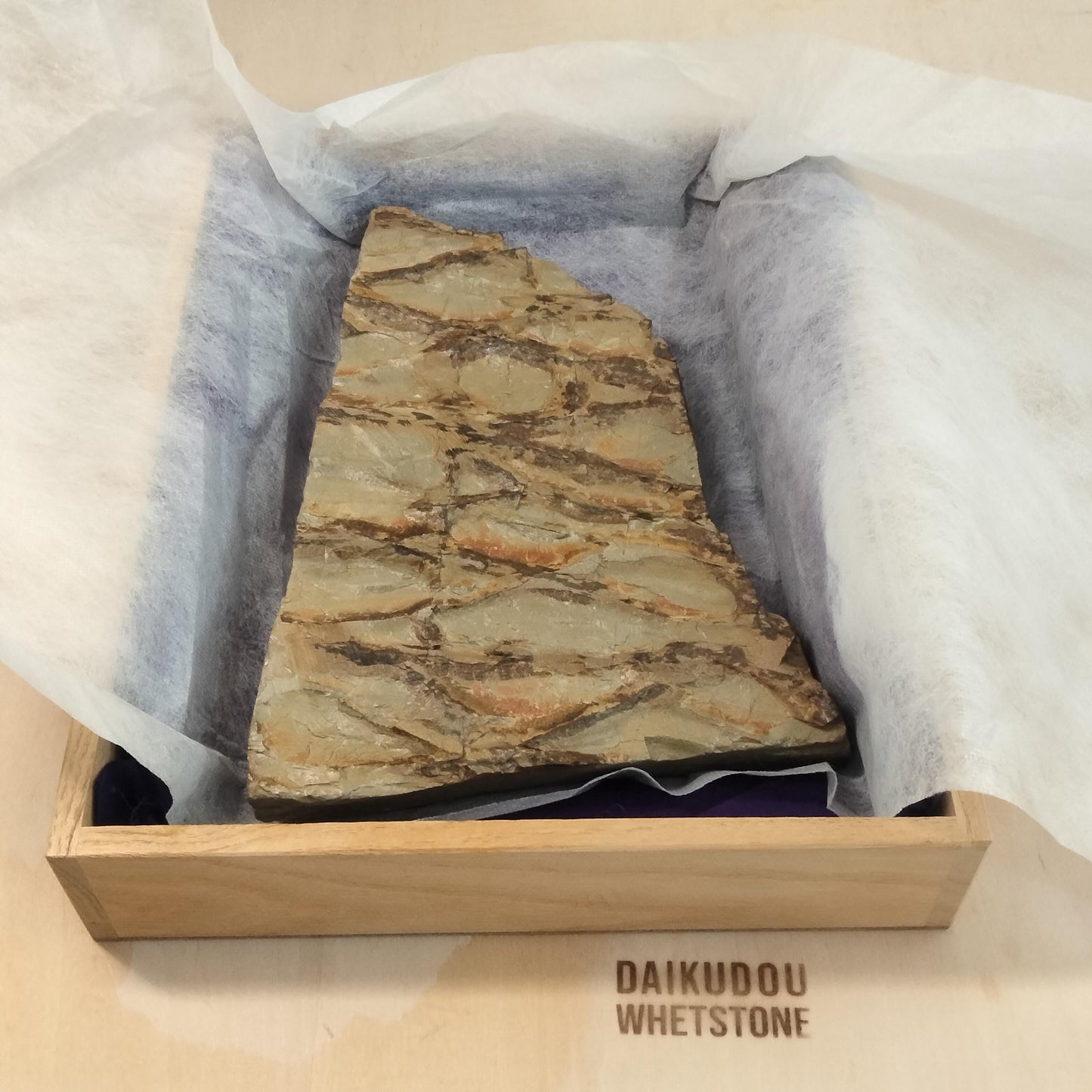 Natural Whetstone Hideriyama Awasedo 1556g | Made in Japan, Kyoto, Shohonyama