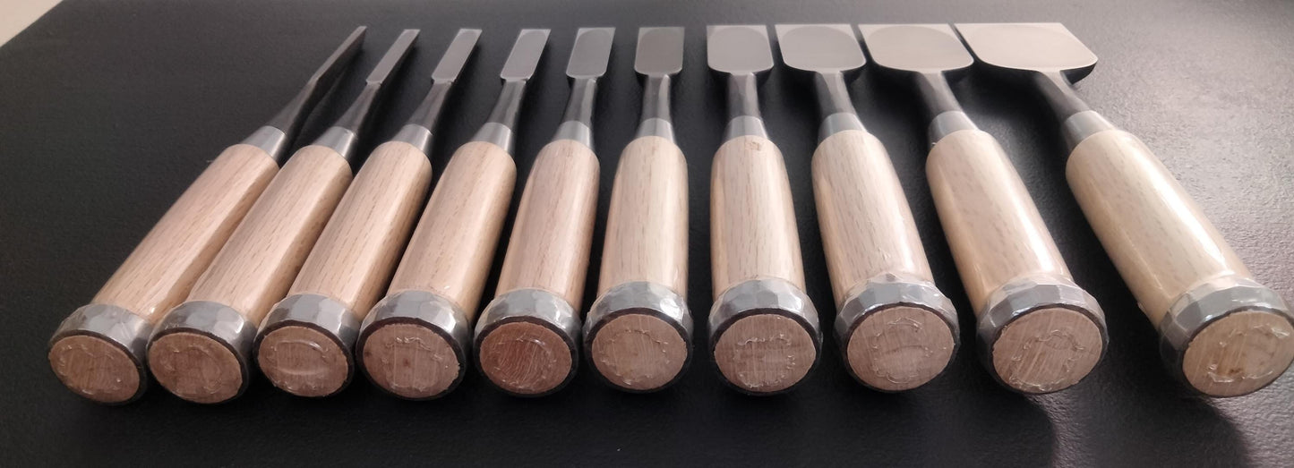 Vintage Chisel Set Tazai Meizan Oire Nomi | Made in Japan | Unused