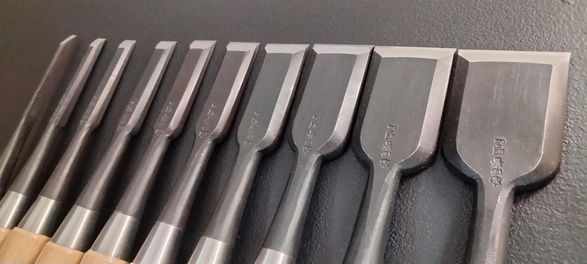 Vintage Chisel Set Tazai Meizan Oire Nomi | Made in Japan | Unused