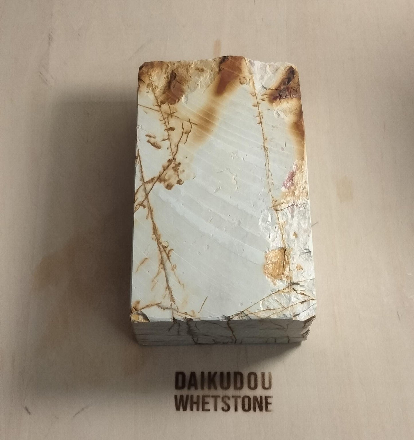 Natural Whetstone Renge White Suita 1272g | Made in Japan, Kyoto, Shohonyama