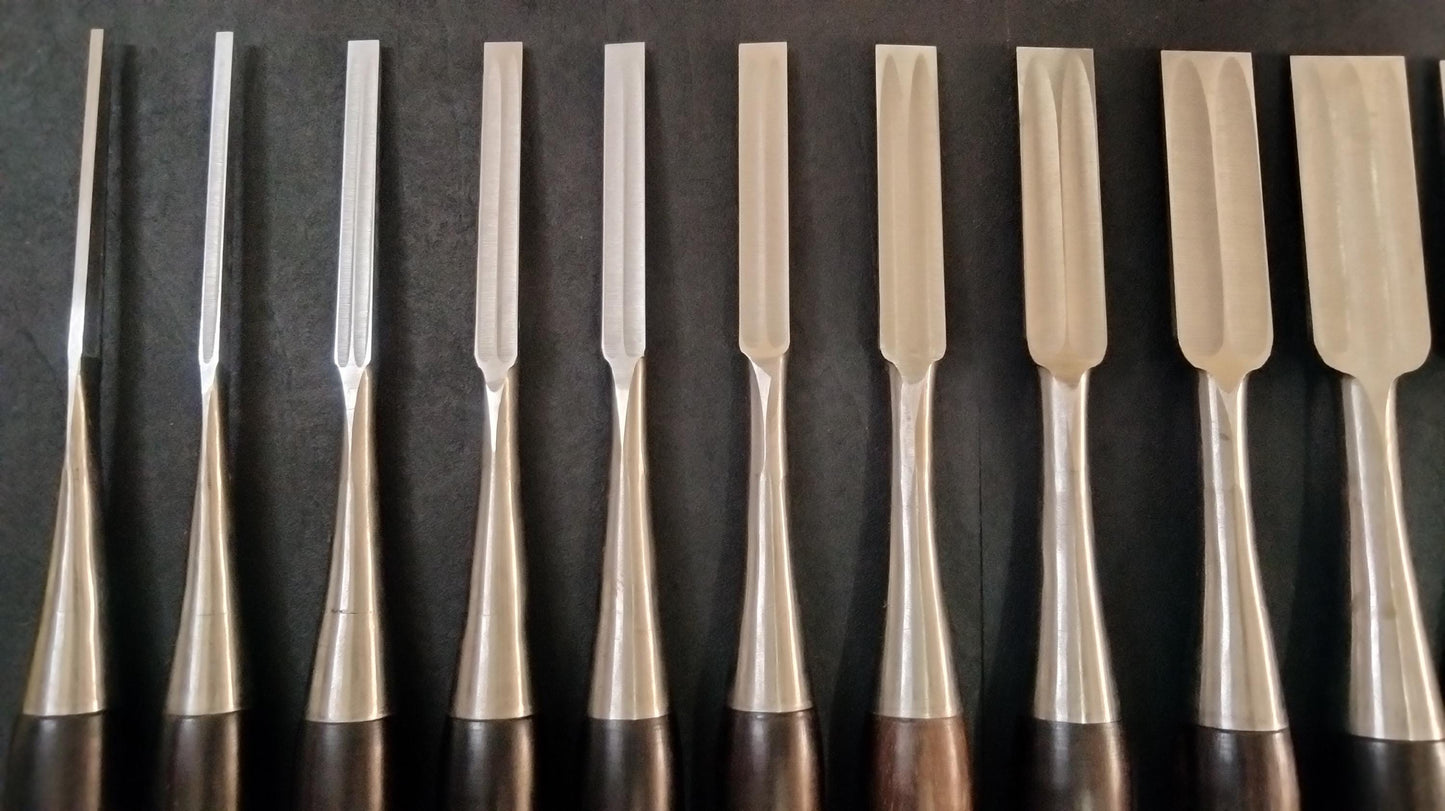 Vintage Chisel Set Tōkichirō Oire Nomi 15pcs | Made in Japan | Unused