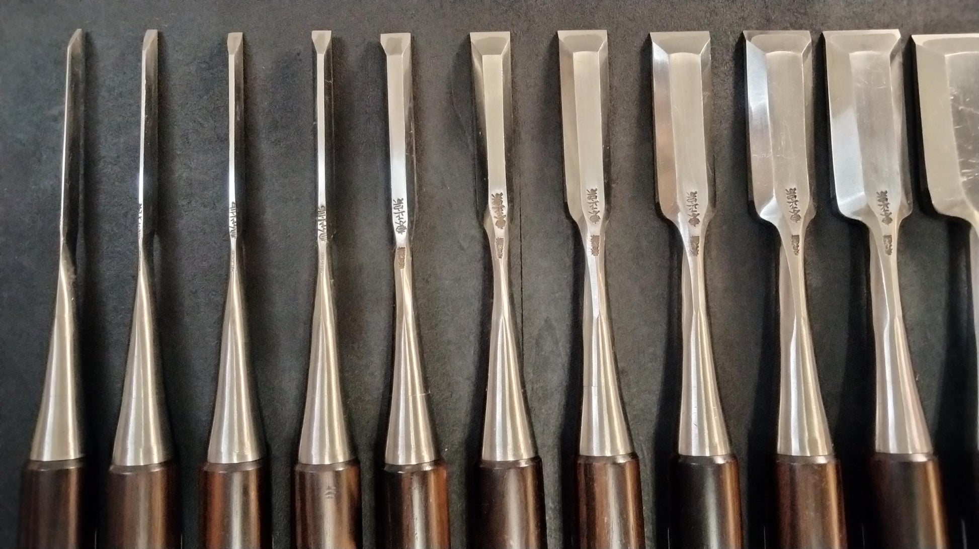 Vintage Chisel Set Higashimasamune Oire Nomi 15pcs | Made in Japan | Unused