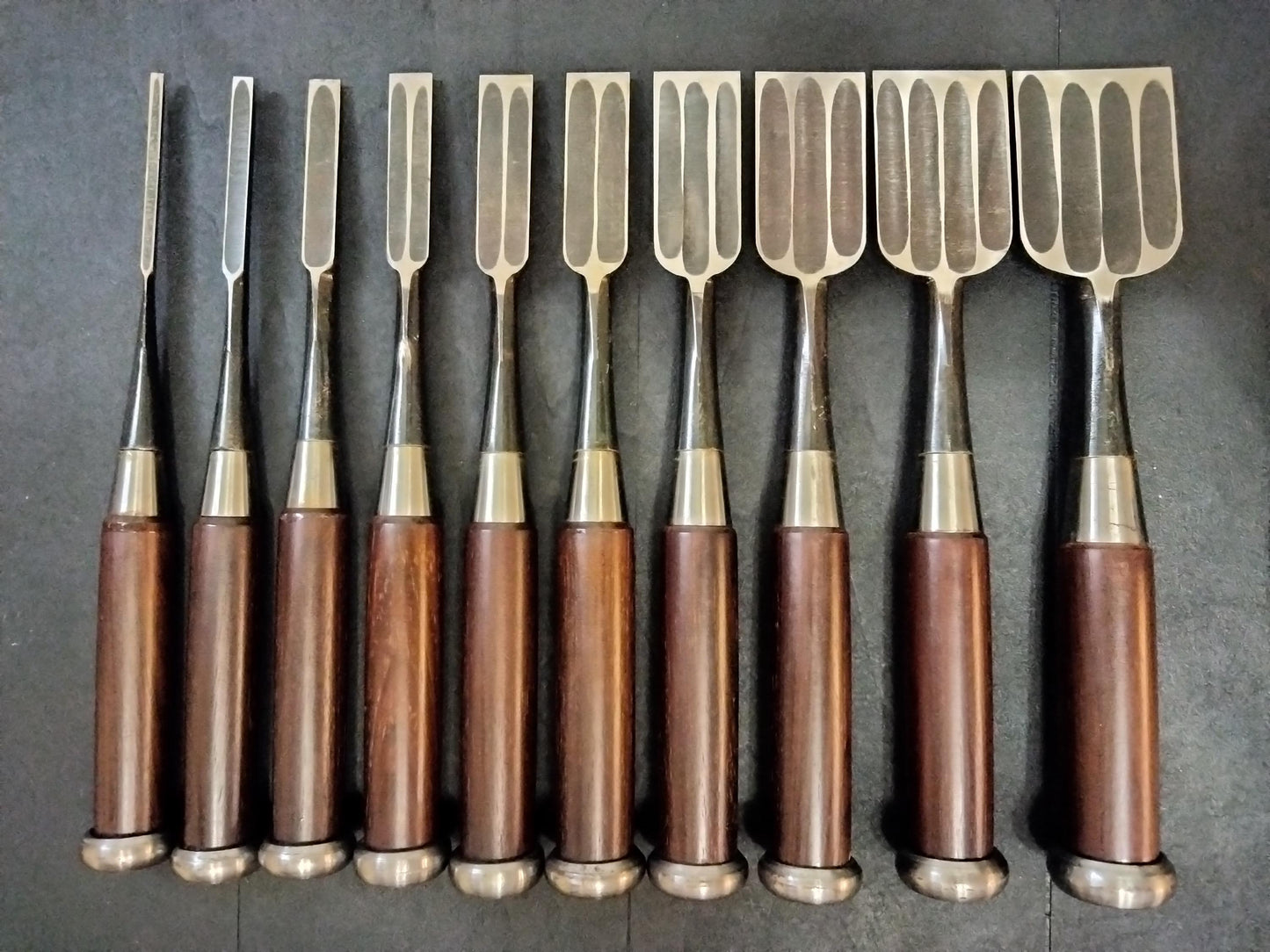 Vintage Chisel Set Kichiichirō Oire Nomi 10pcs | Made in Japan | Unused