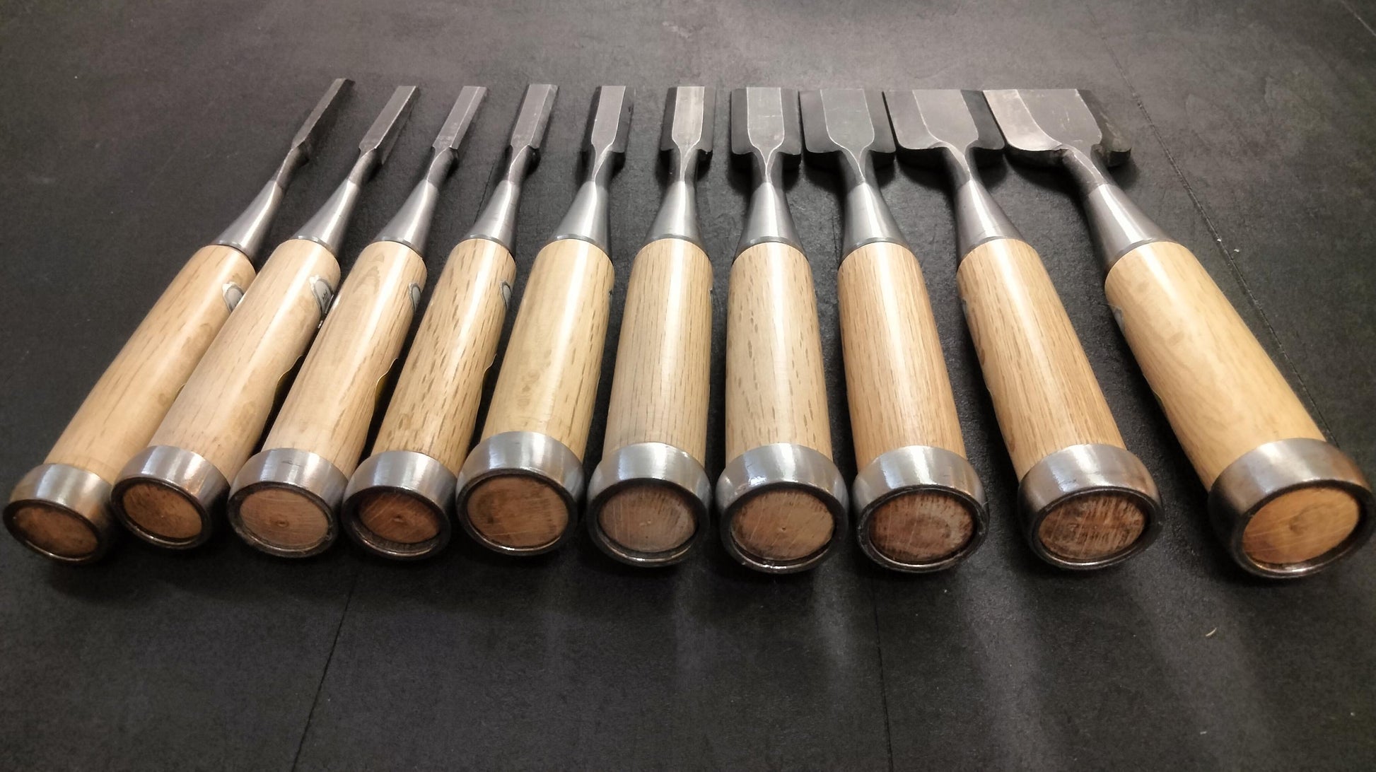Vintage Chisel Set Minamoto Nobusada Oire Nomi 10pcs | Made in Japan | Unused