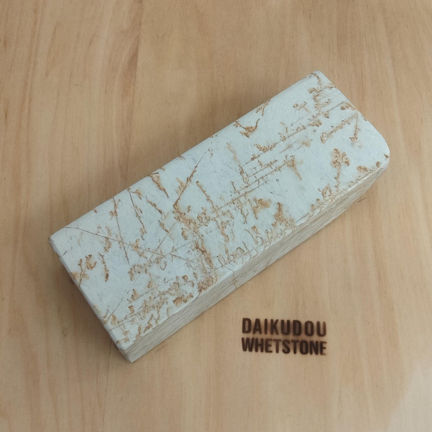 Natural Whetstone Renge White Suita Suminagashi 1222g | Made in Japan, Kyoto, Shohonyama