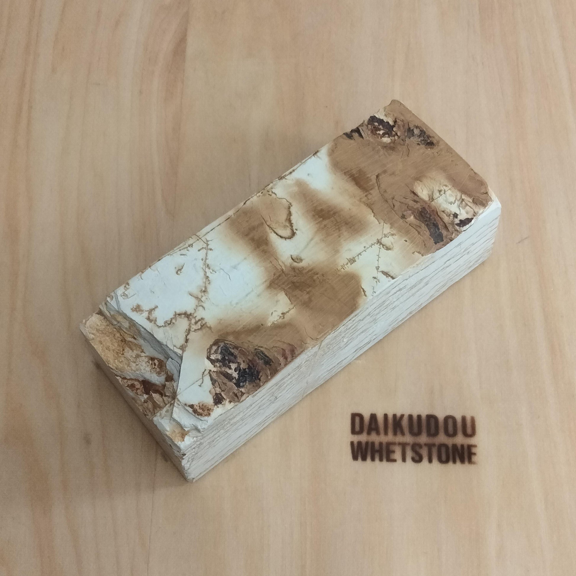 Natural Whetstone Renge White Suita Suminagashi 1019g | Made in Japan, Kyoto, Shohonyama