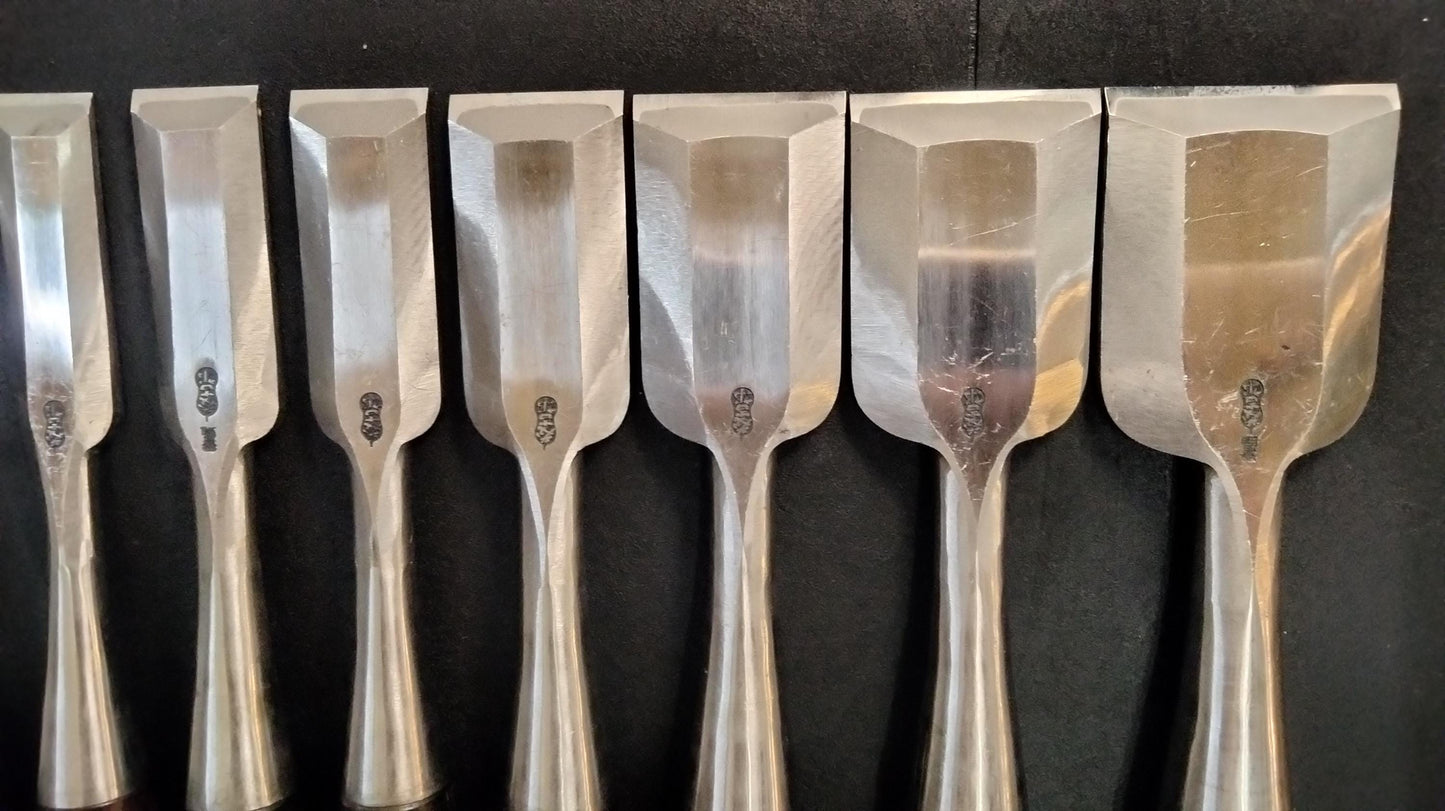 Vintage Chisel Set Tōkichirō Oire Nomi 15pcs | Made in Japan | Unused