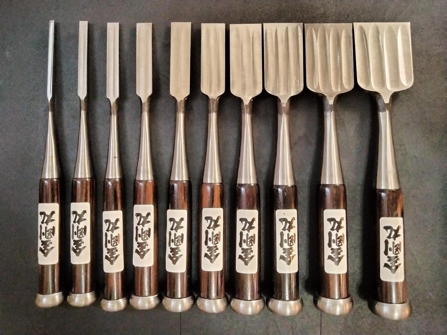 Vintage Chisel Set Kongōmaru Oire Nomi 10pcs | Made in Japan | Unused
