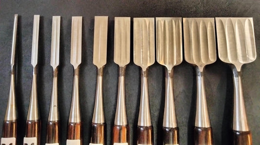 Vintage Chisel Set Kongōmaru Oire Nomi 10pcs | Made in Japan | Unused