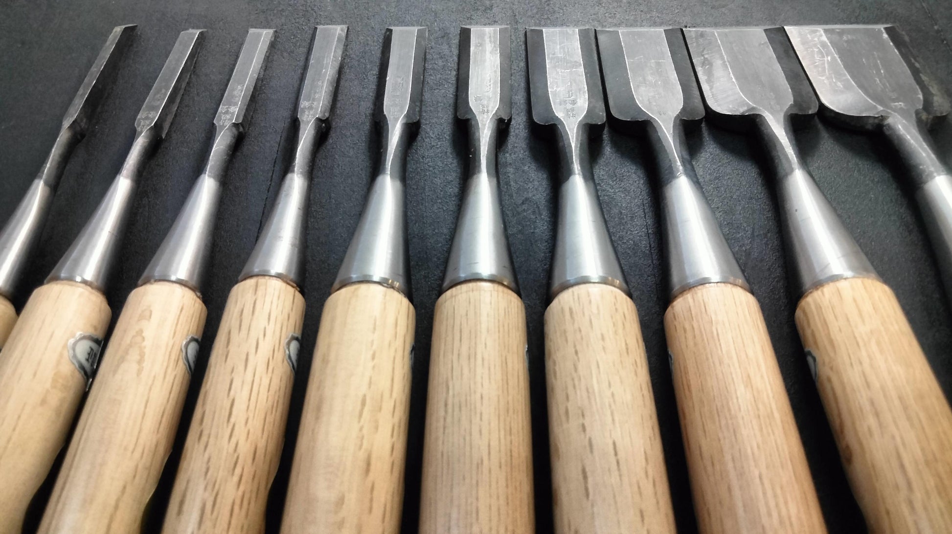 Vintage Chisel Set Minamoto Nobusada Oire Nomi 10pcs | Made in Japan | Unused