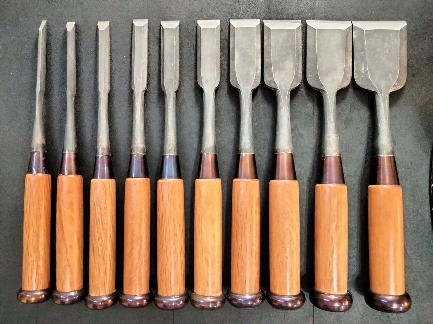 Vintage Chisel Set Yoshikane Oire Nomi 10pcs | Made in Japan | Unused