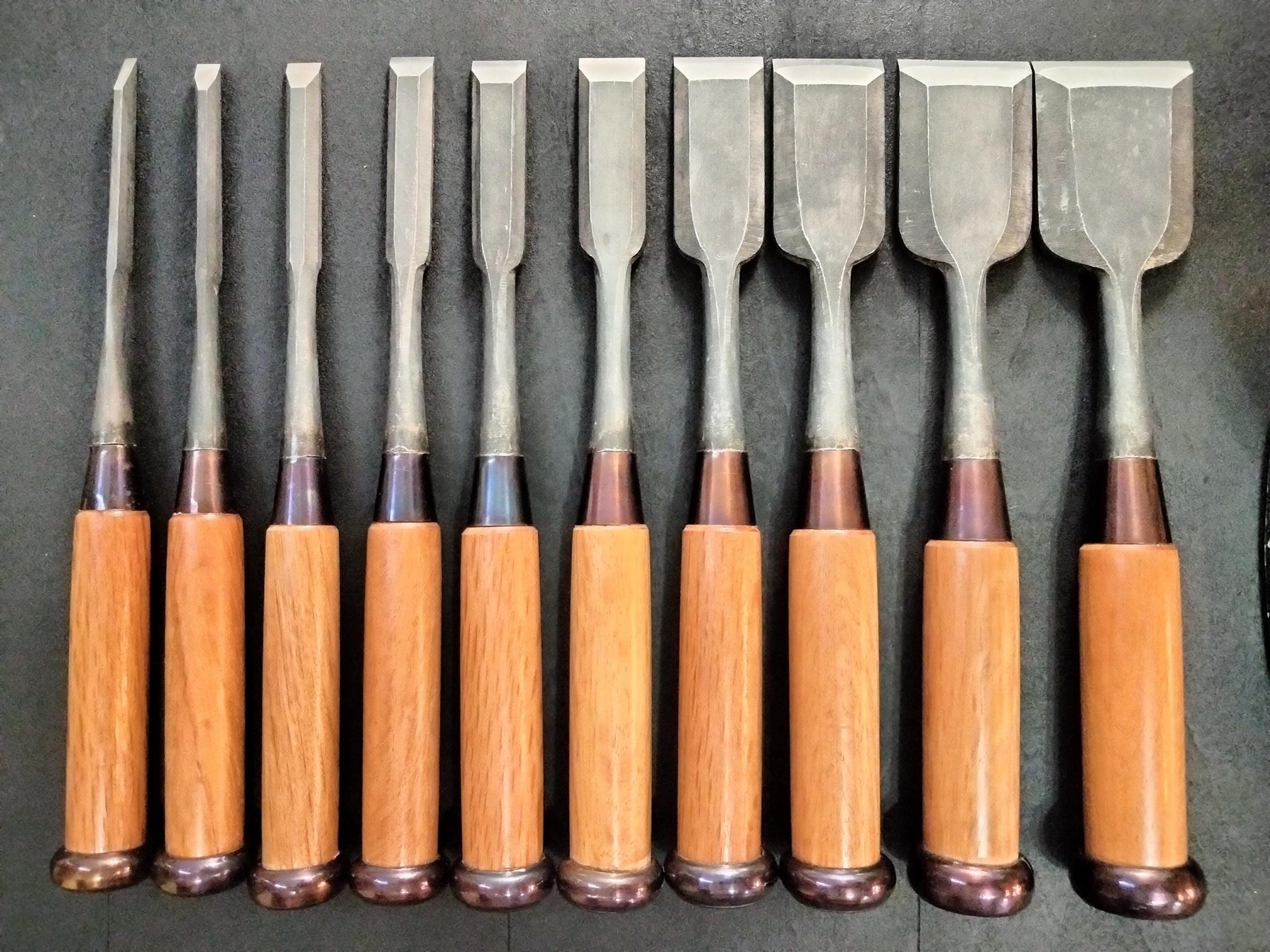 Vintage Chisel Set Yoshikane Oire Nomi 10pcs | Made in Japan | Unused