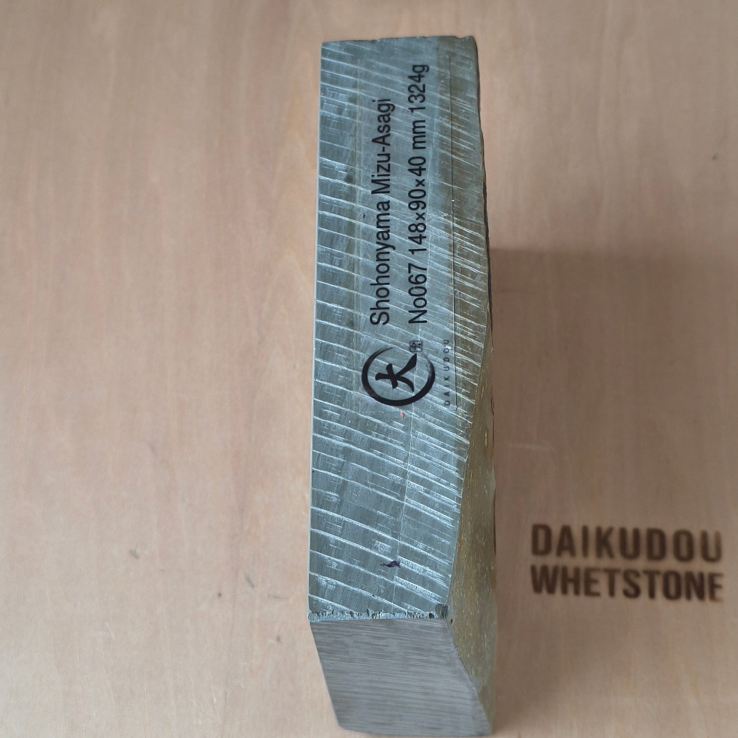 Natural Whetstone Mizu-Asagi 1324g | Made in Japan, Kyoto, Shohonyama