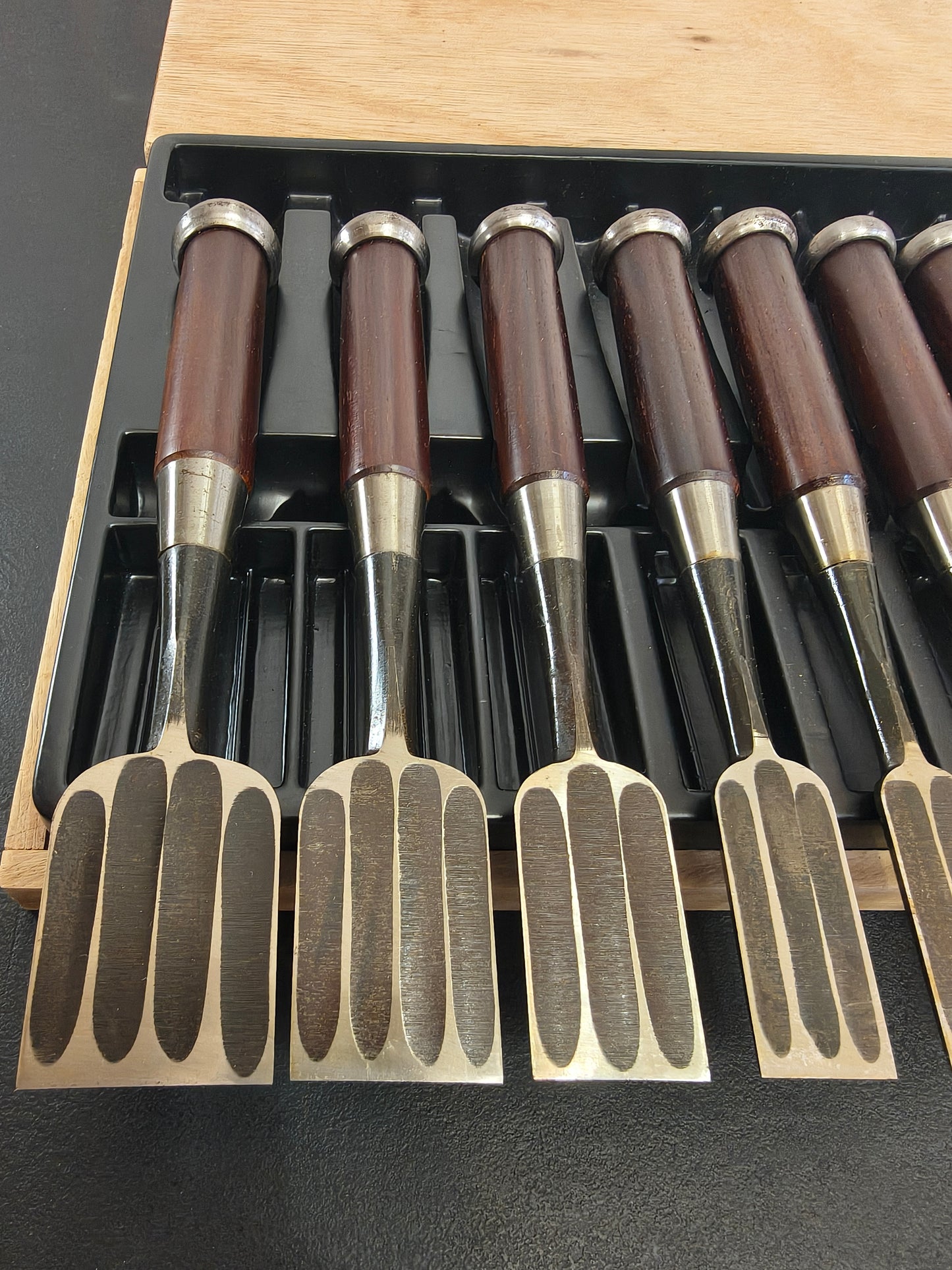 Vintage Chisel Set Kichiichirō Oire Nomi 10pcs | Made in Japan | Unused