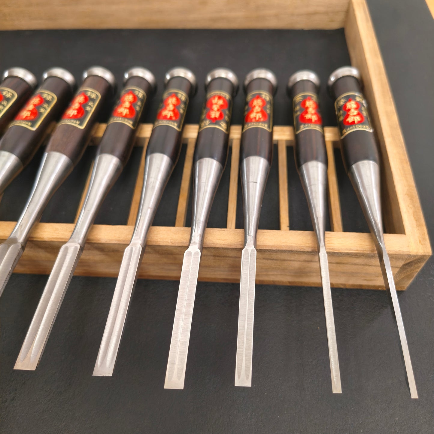 Vintage Chisel Set Tokichiro Oire Nomi 15pcs | Made in Japan | Unused