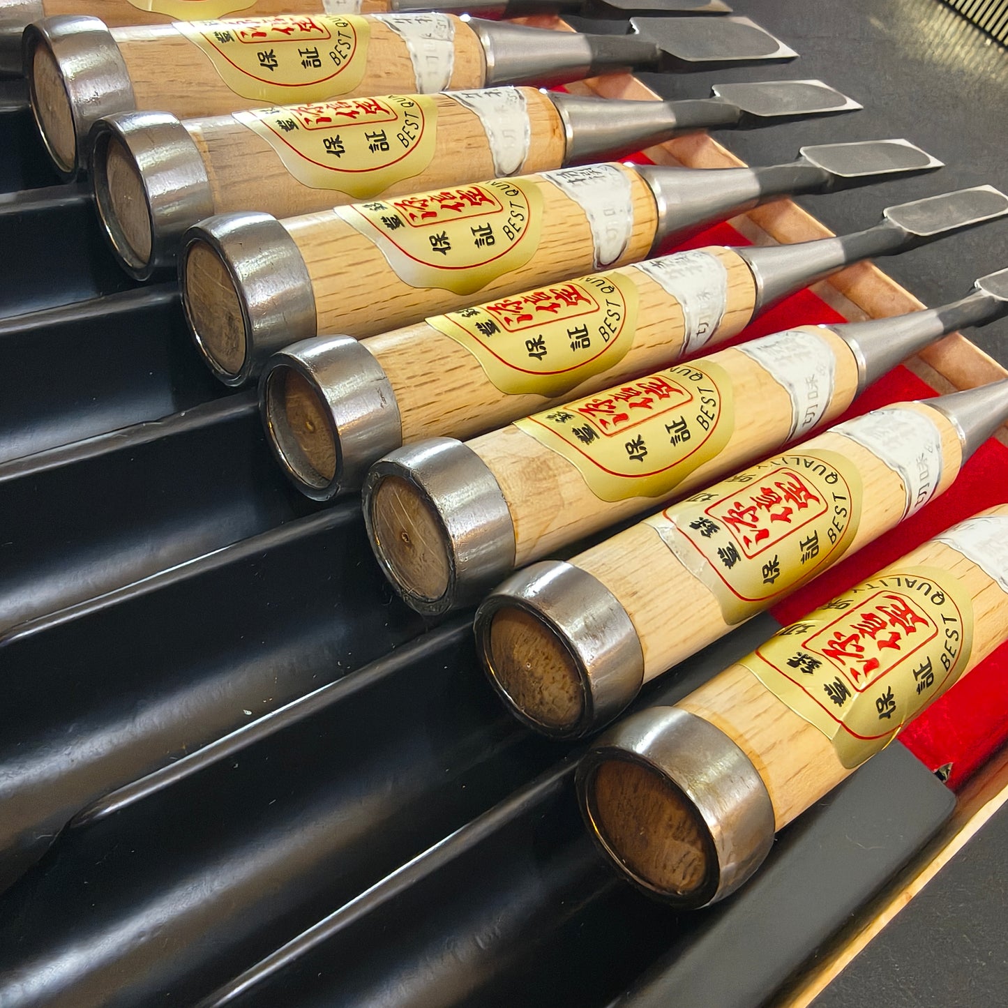 Vintage Chisel Set Minamoto Nobusada Oire Nomi 10pcs | Made in Japan | Unused