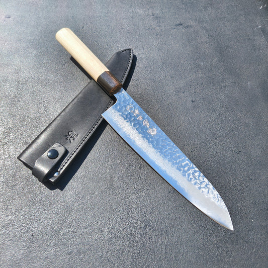 TosaUchi Silver #3 Damascus Tsuchime Gyuto 210mm