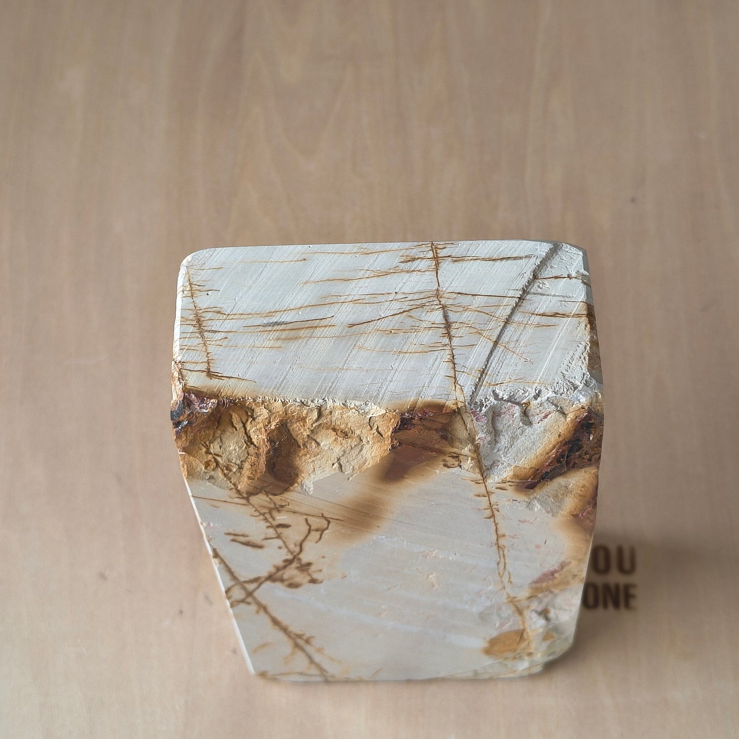 Natural Whetstone Renge White Suita 1272g | Made in Japan, Kyoto, Shohonyama