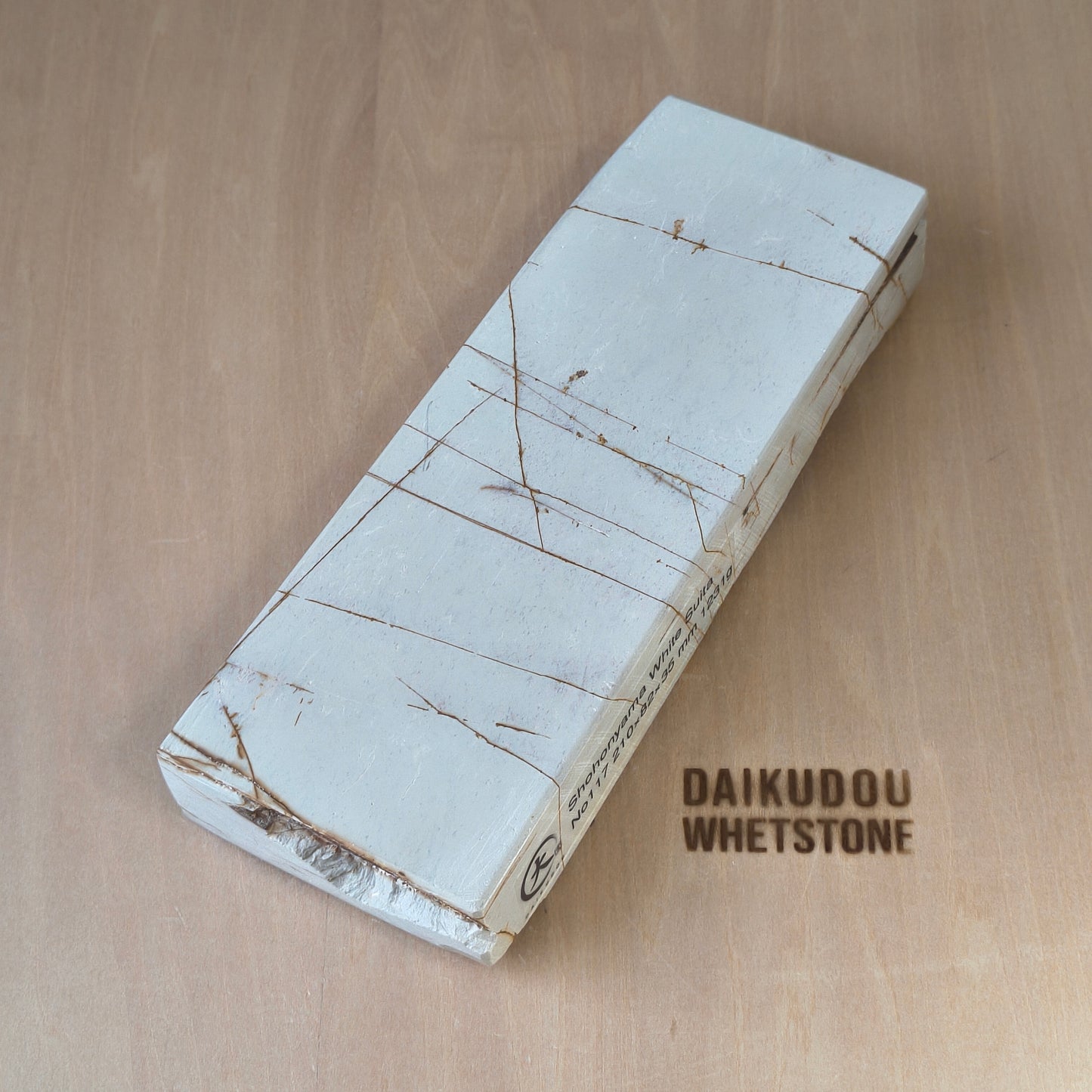 Natural Whetstone White Suita 1231g | Made in Japan, Kyoto, Shohonyama